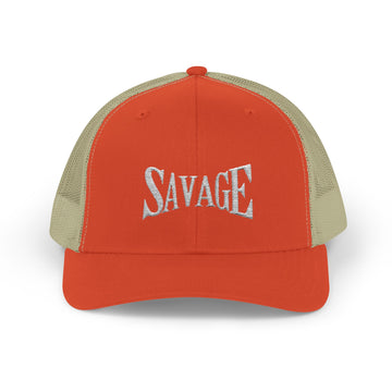 Savage Snapback Trucker Cap - Stylish Casual Headwear