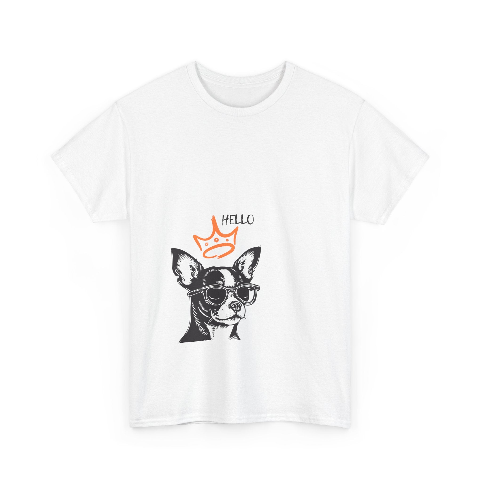 Chihuahua Crown Tee — Cute Sunglasses Dog Graphic T-Shirt