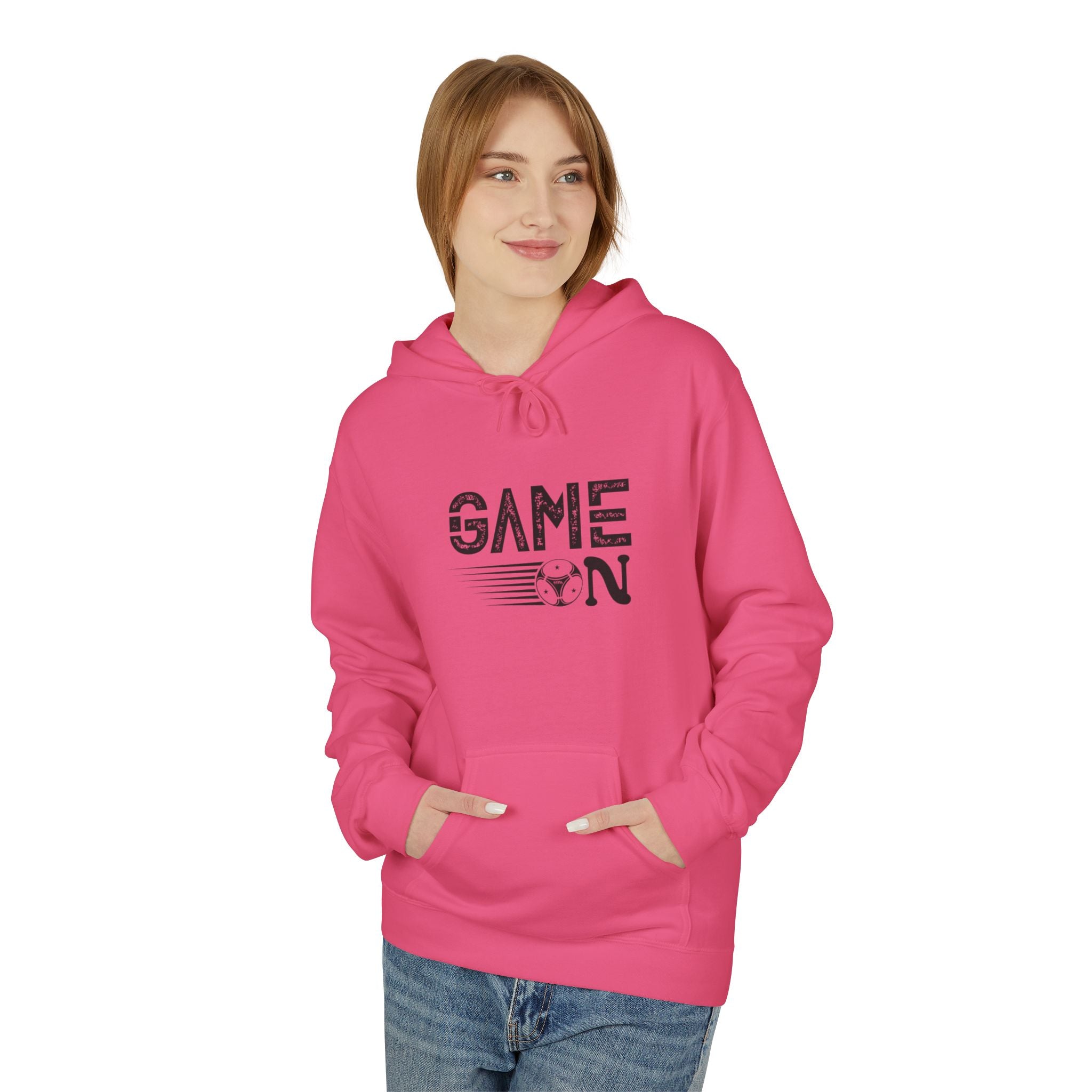 Game On Hoodie - Retro Stripes Gaming Pullover