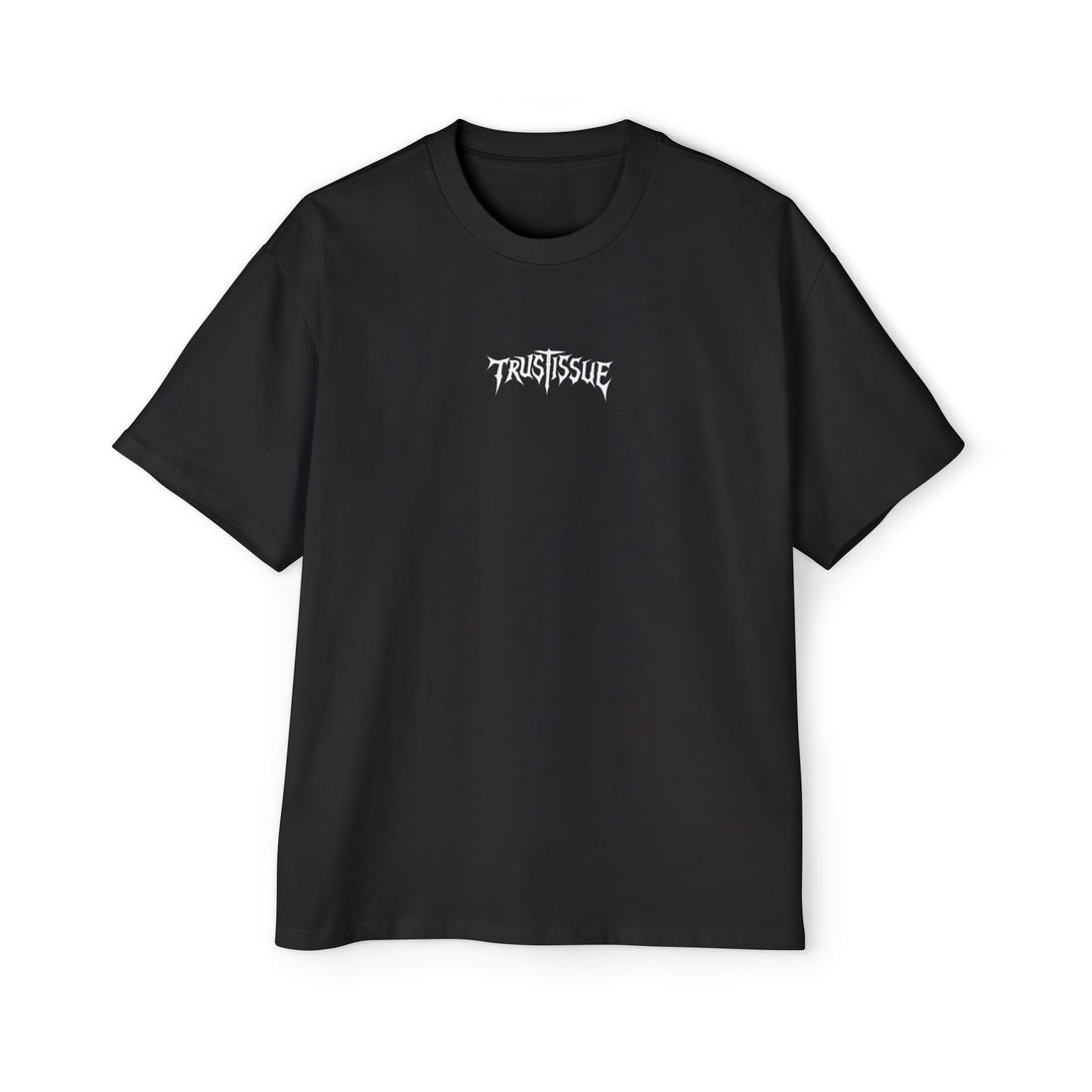 Oversized Tee — "Deep" Graphic Skull Back with Small "Thrustissue" Chest Logo