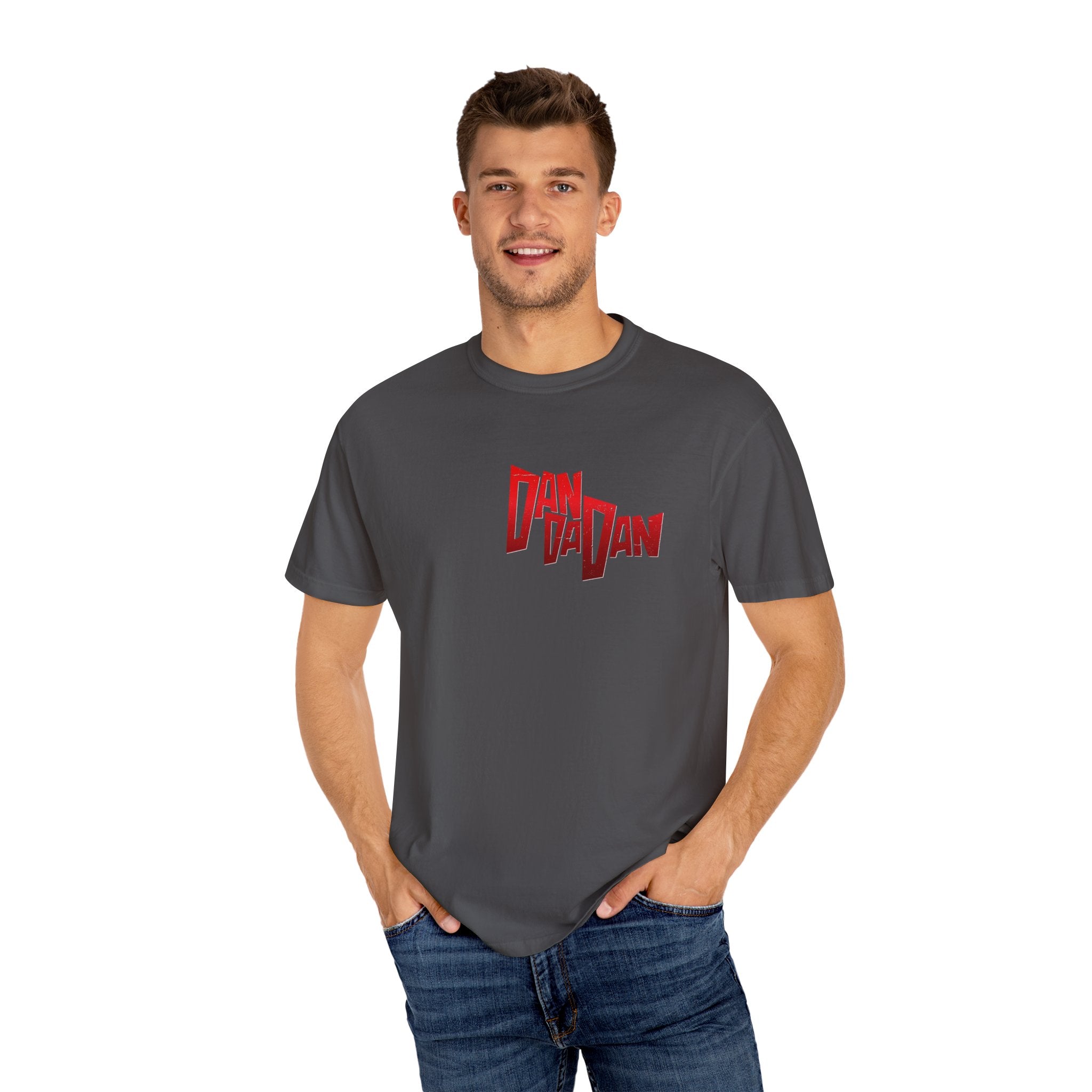 Garment-Dyed Graphic T-Shirt, Cool Anime Tee, Casual Streetwear, Gift for Fans, Trendy Graphic Top, Everyday Wear
