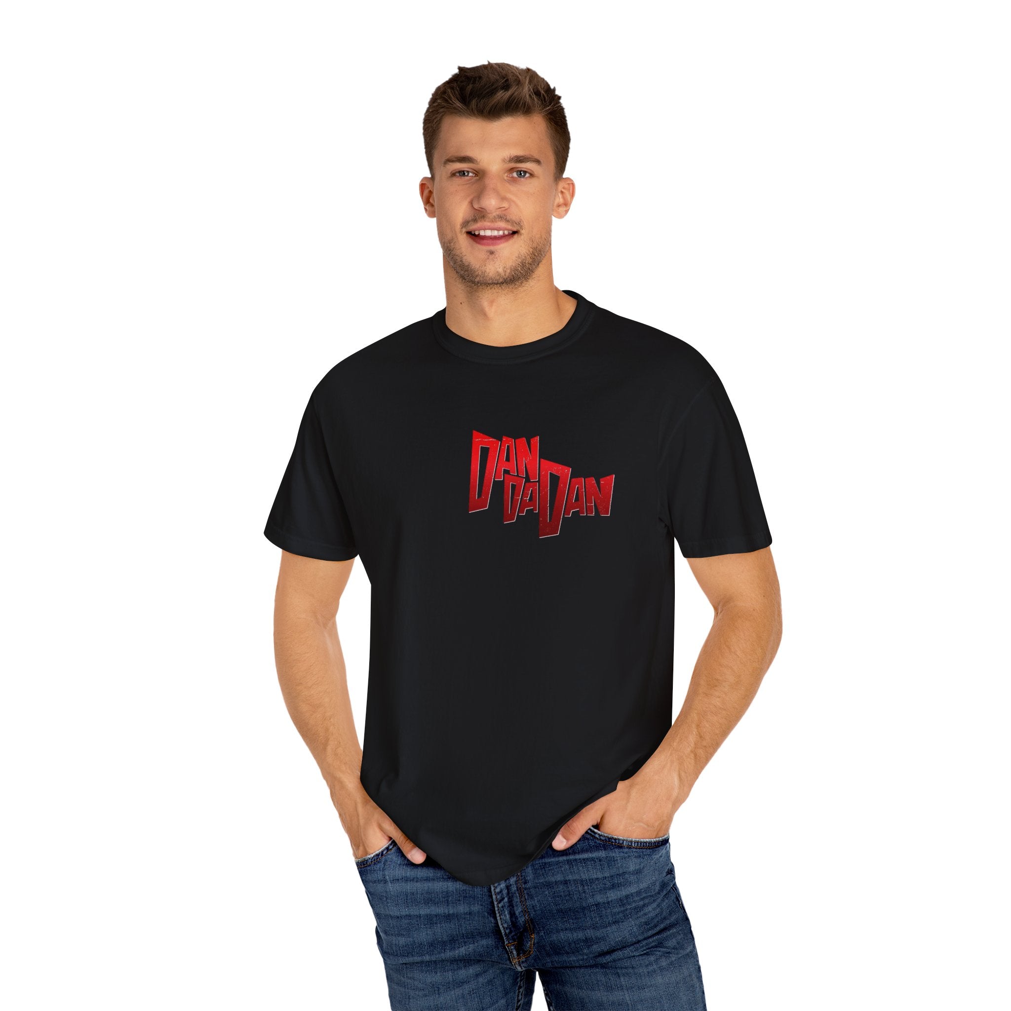 Garment-Dyed Graphic T-Shirt, Cool Anime Tee, Casual Streetwear, Gift for Fans, Trendy Graphic Top, Everyday Wear