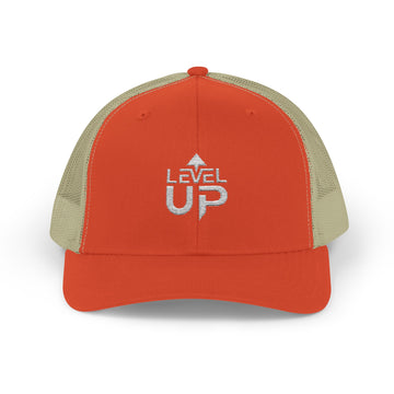 Level Up Trucker Cap – Retro Gamer Snapback Hat