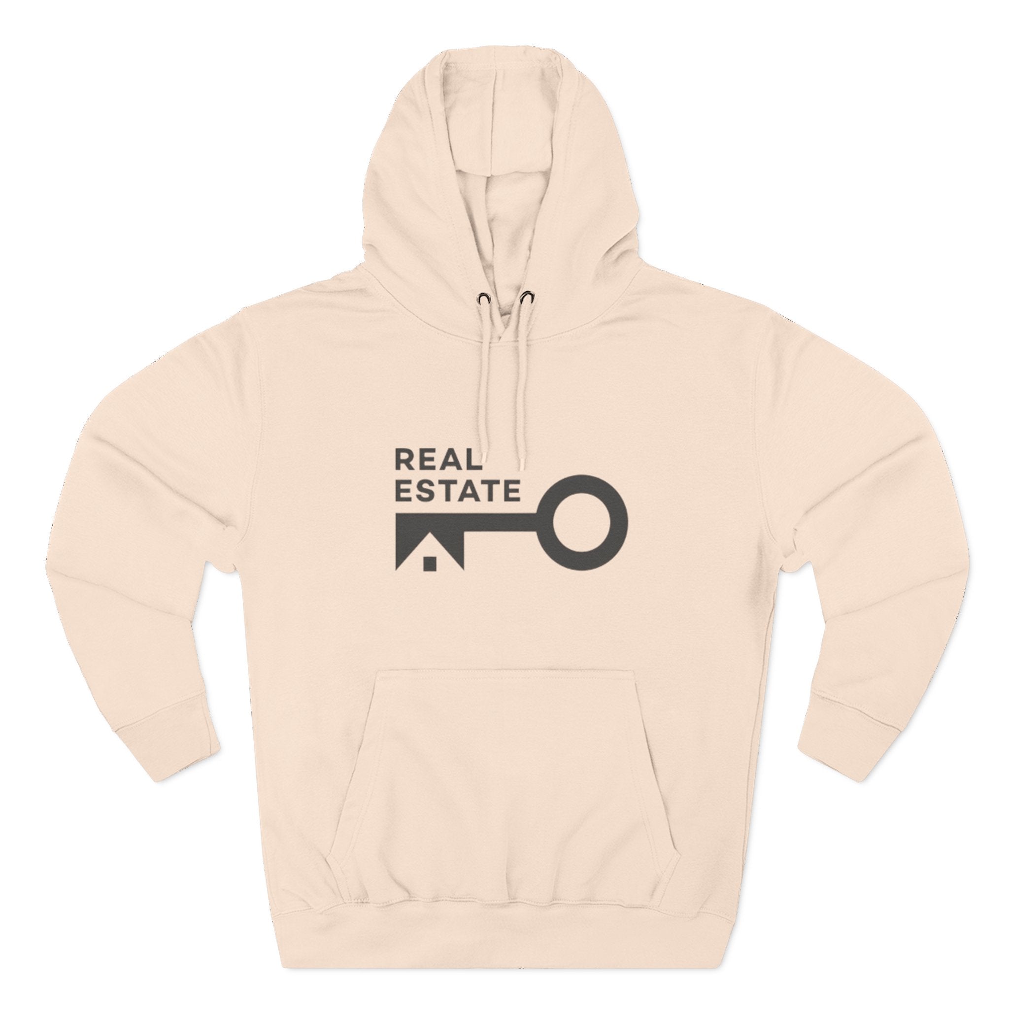 Real Estate Key Logo Hoodie — Realtor Fleece Pullover