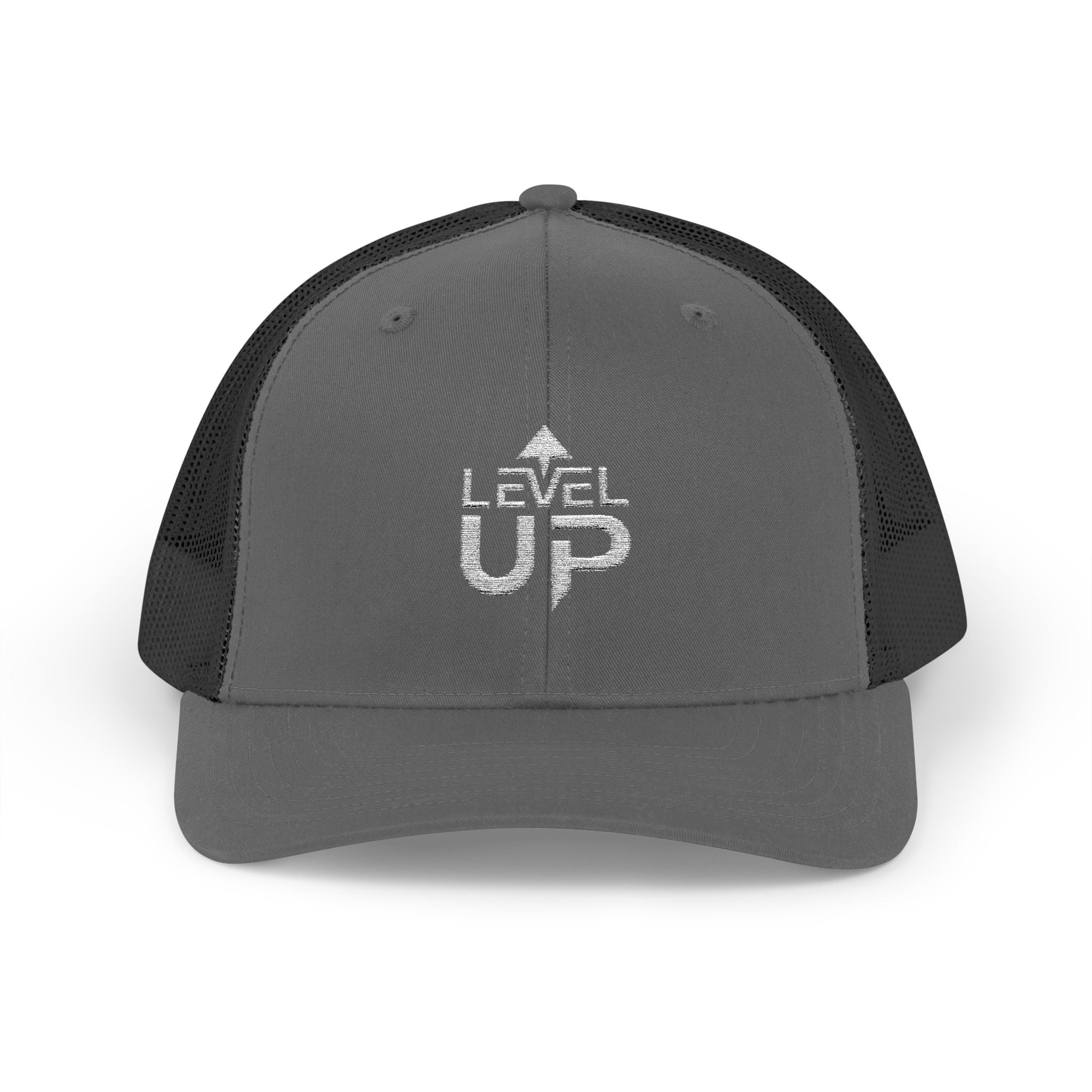 Level Up Trucker Cap – Retro Gamer Snapback Hat