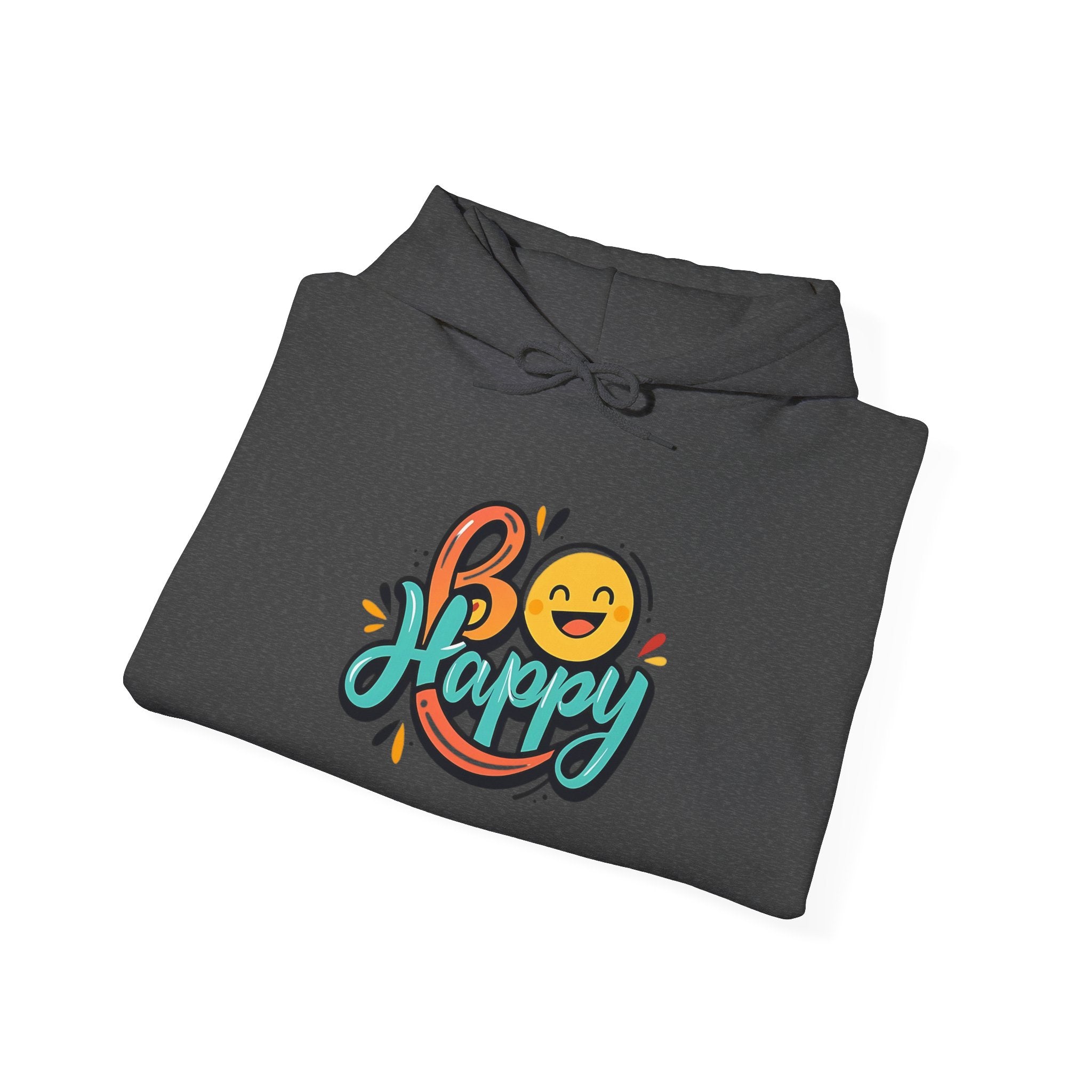 Happy Vibes Hoodie, Unisex Sweater, Fun Gift for Friends, Cozy Casual Wear, Perfect for Celebrations, Everyday Comfort