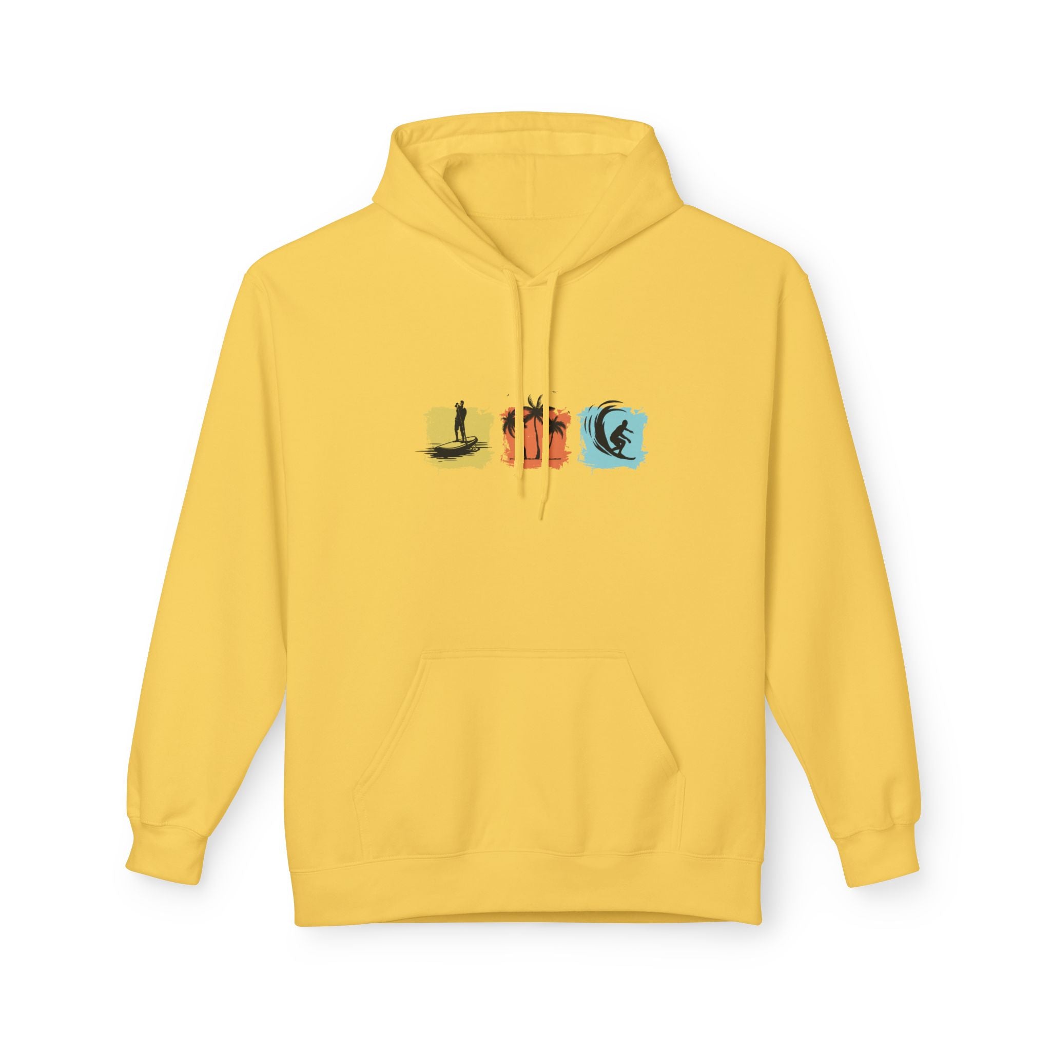 Vacation Graphic Hoodie — Retro Sunset Beach Pullover