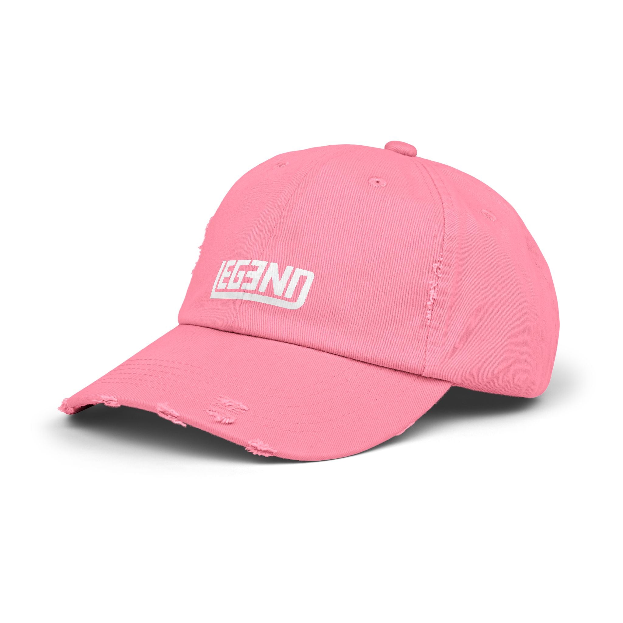 Legend Unisex Distressed Cap - Casual Statement Headwear