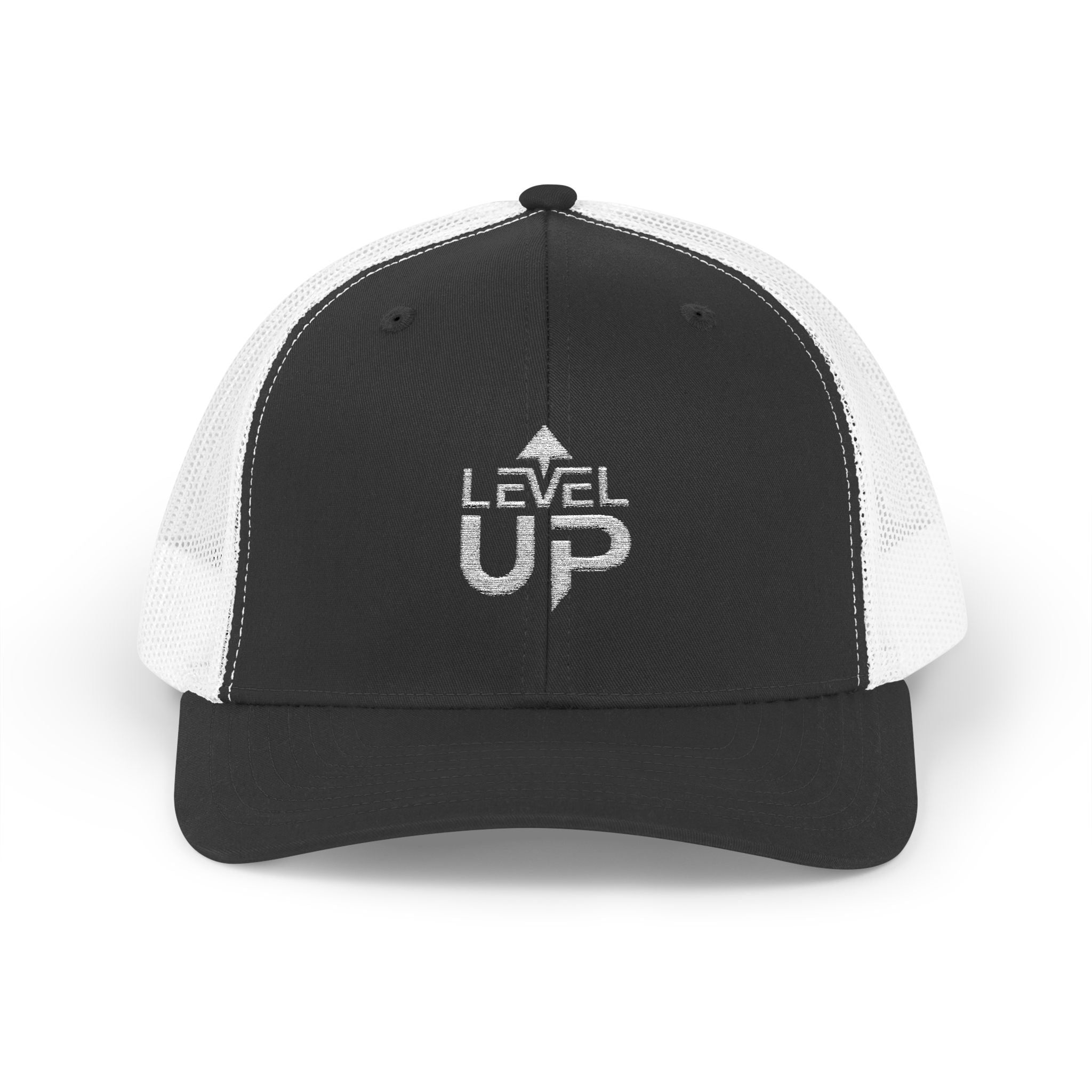 Level Up Trucker Cap – Retro Gamer Snapback Hat