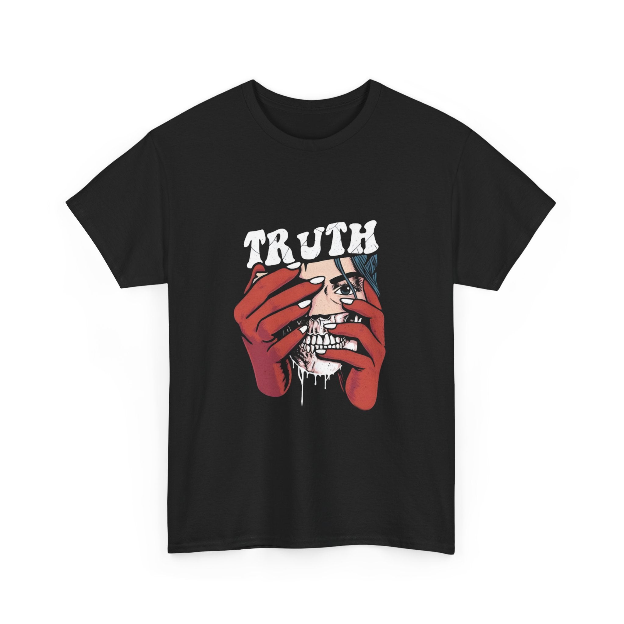 Bold Graphic Tee with 'Truth' Design, Unisex Cotton T-Shirt, Casual Wear, Ideals Statement Shirt, Trendy Gift Idea