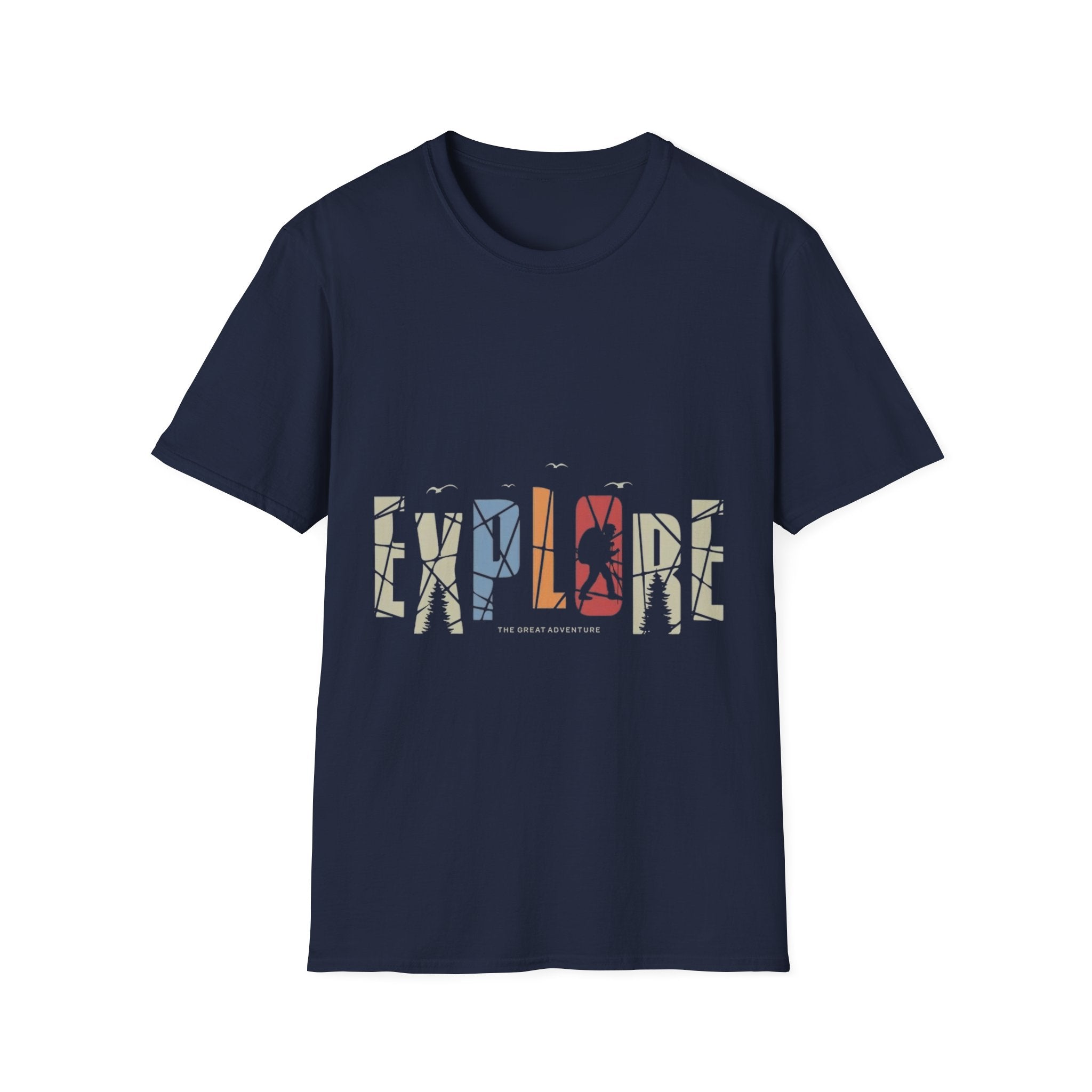 Exploration Vibes T-Shirt - Travel Adventure Tee, Nature Lover Gift, Unisex Casual Top, Outdoor Exploration Shirt, Perfect for Hiking