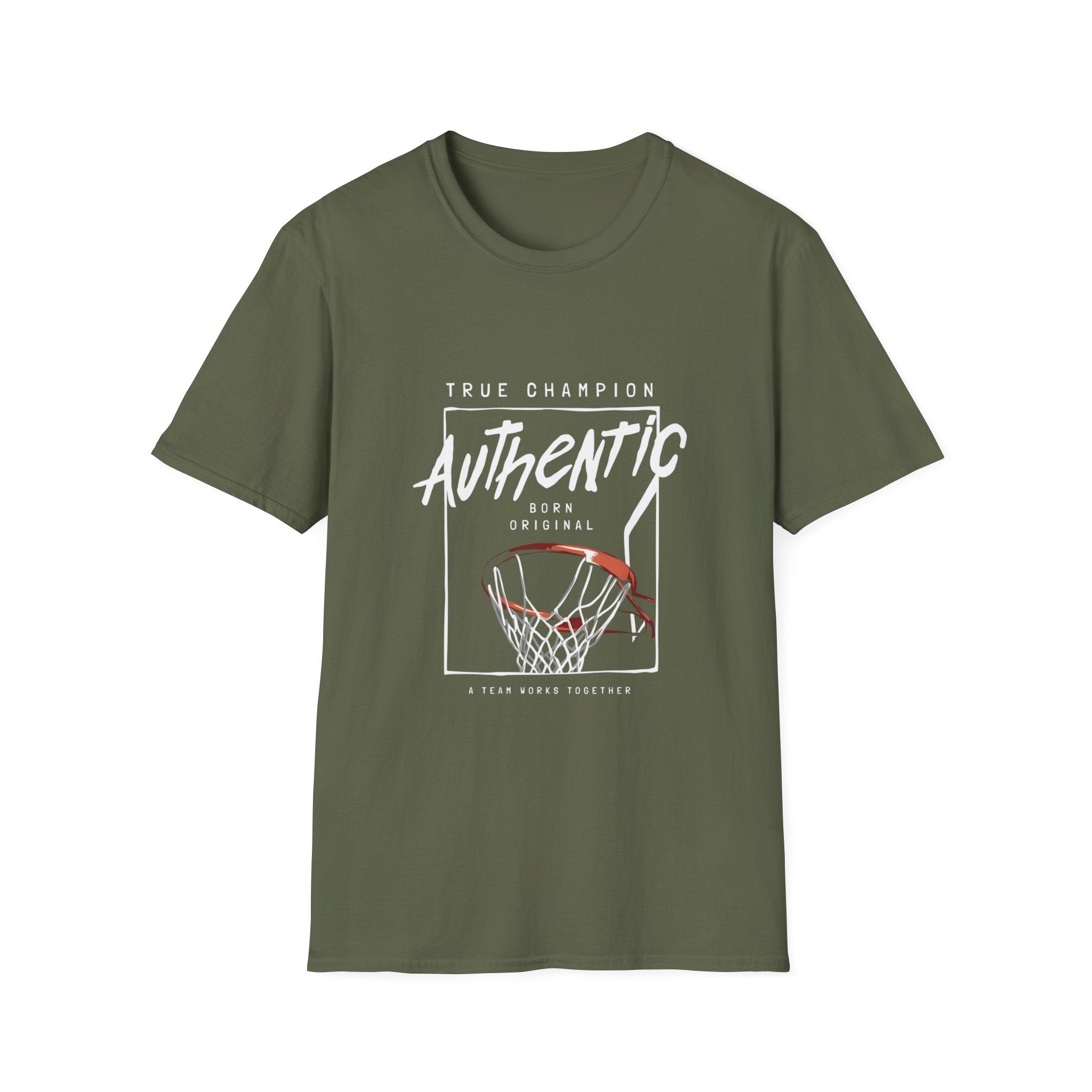 Authentic Hoop Basketball T-Shirt — True Champion Graphic Tee