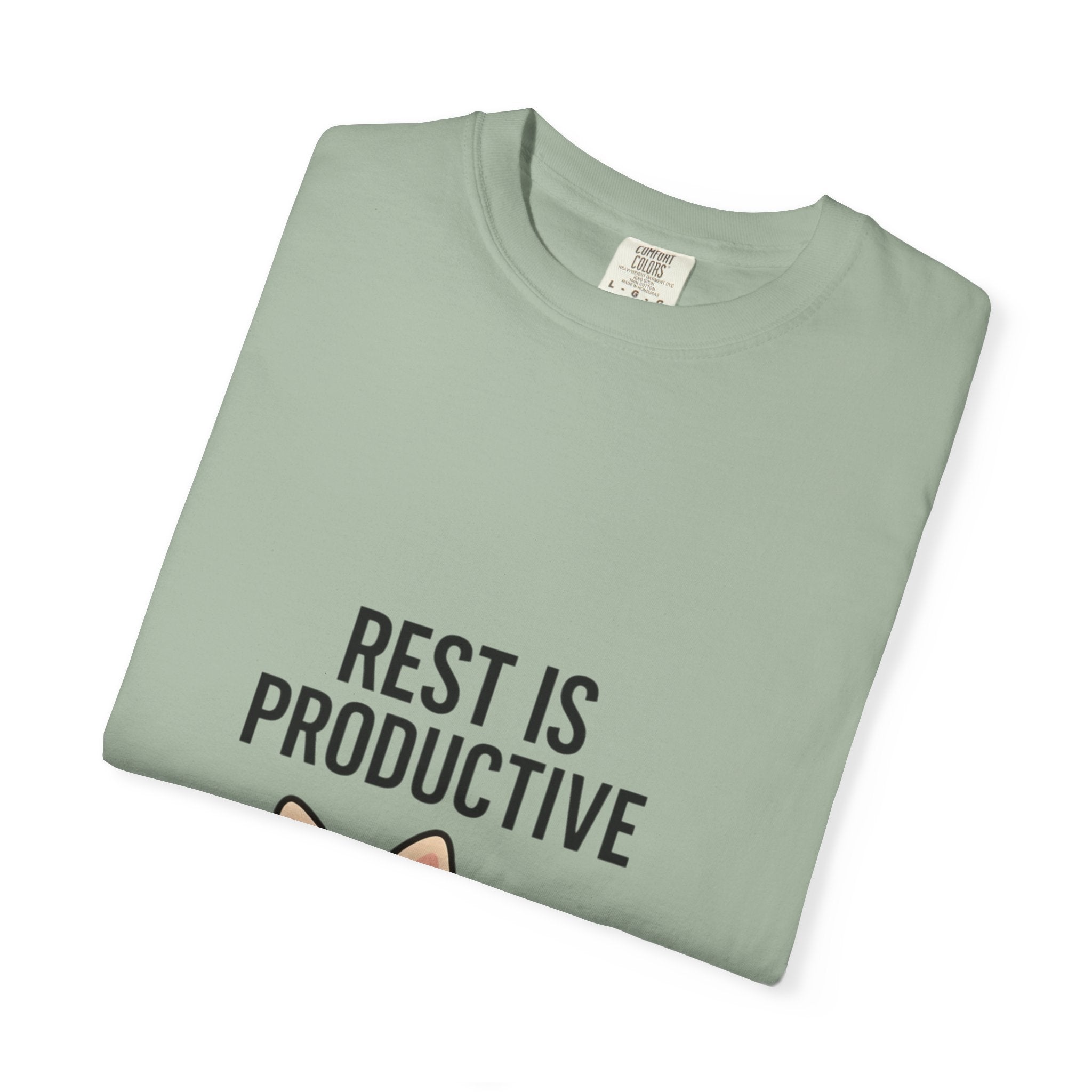 Rest Is Productive Cat T-Shirt