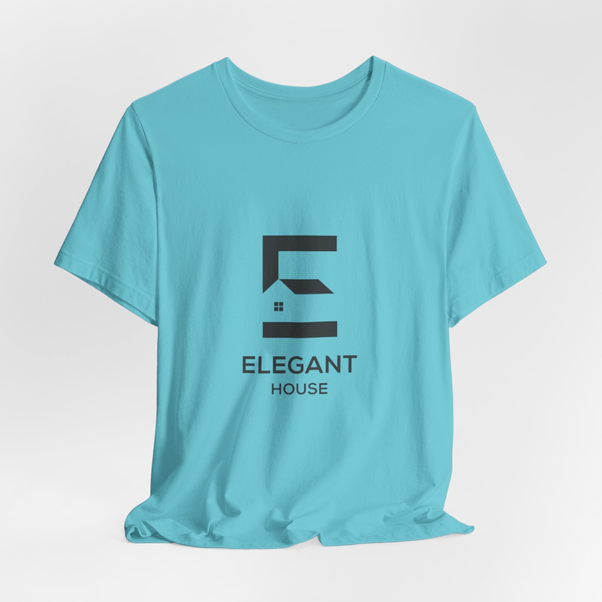 Elegant House Logo T-Shirt — Minimal Real Estate Branding Tee