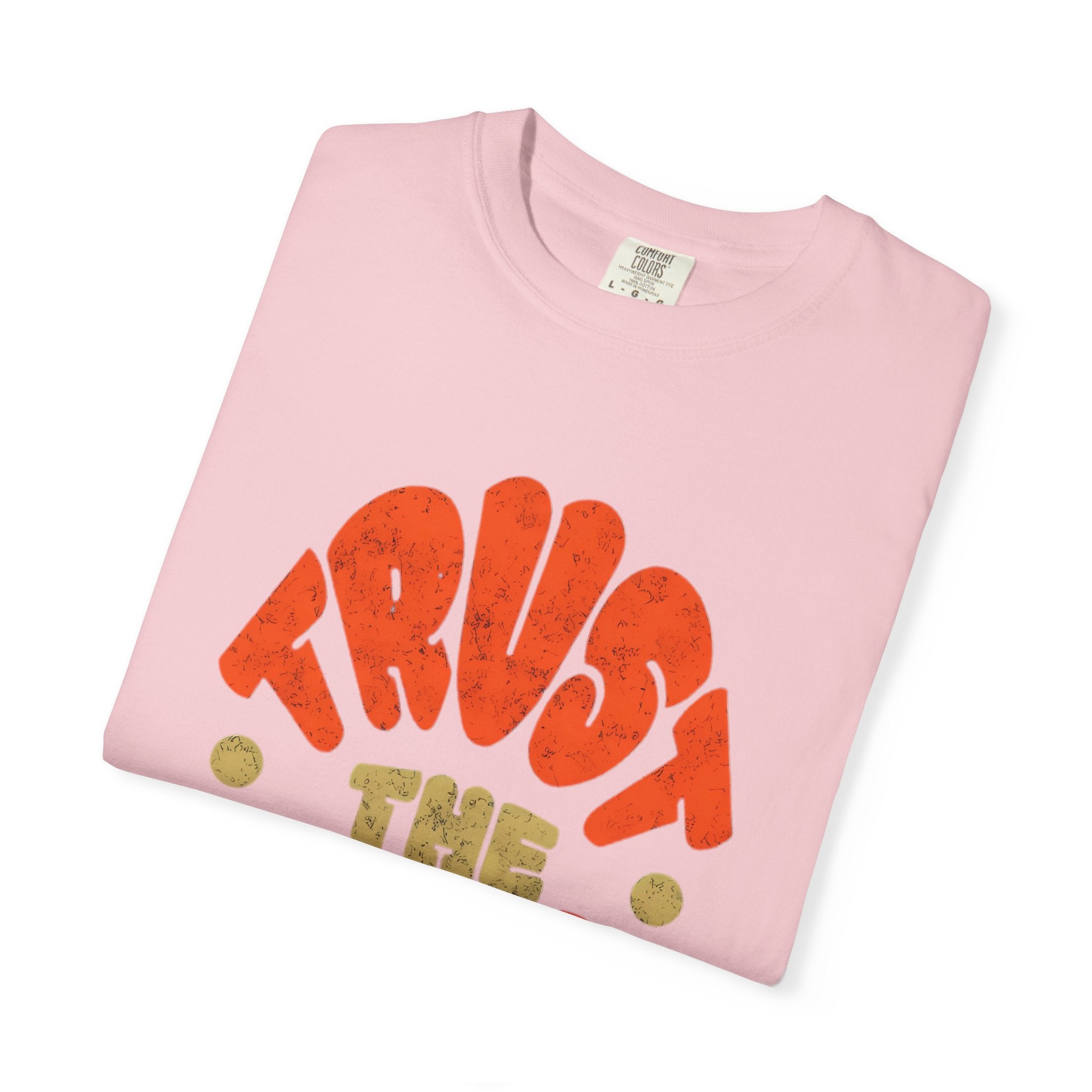 Garment-Dyed T-Shirt - Trust The Process Graphic Tee, Unisex Casual Wear, Gift for Motivational Speakers, Everyday Comfort, [...]