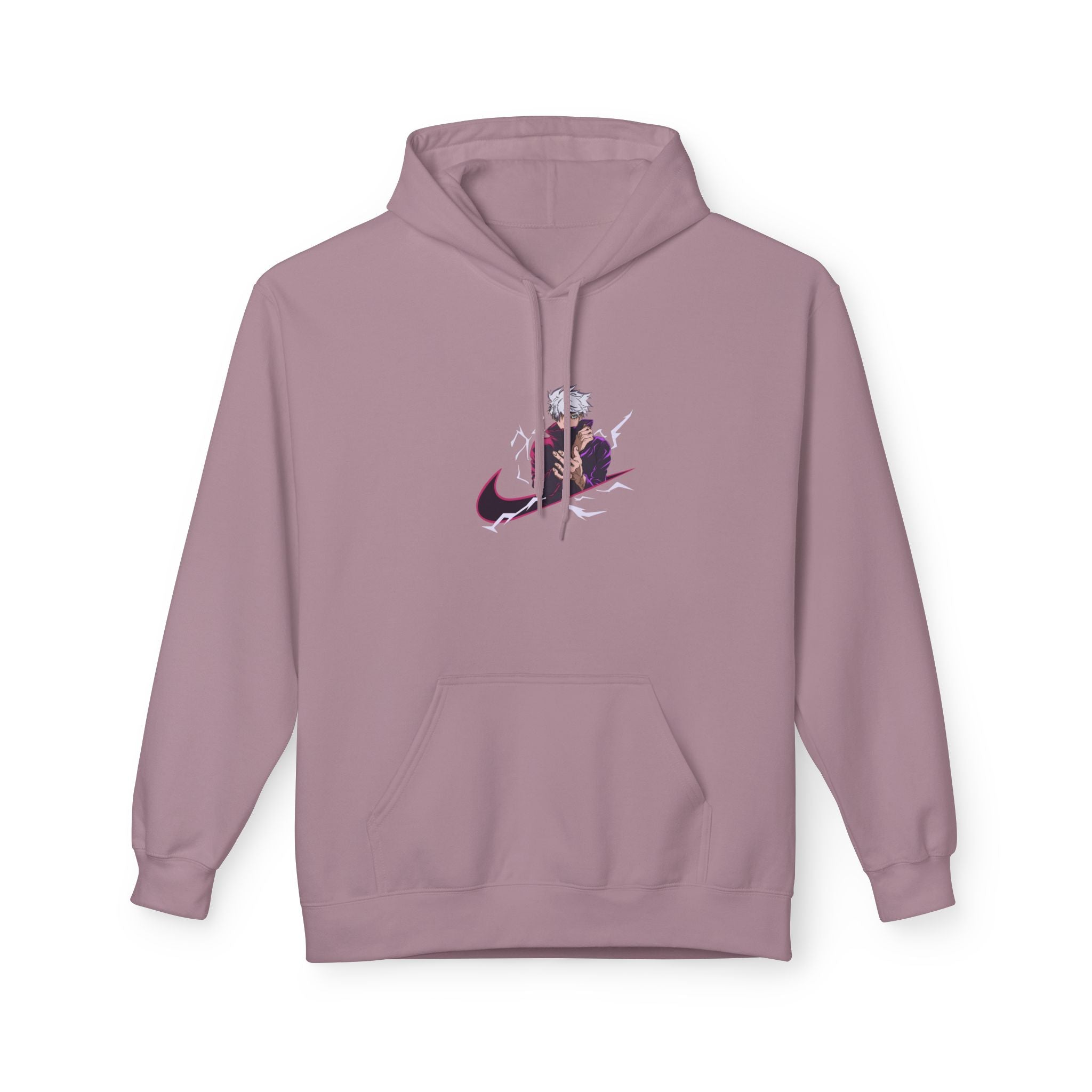Trendy Unisex Fleece Hoodie with Artistic Design