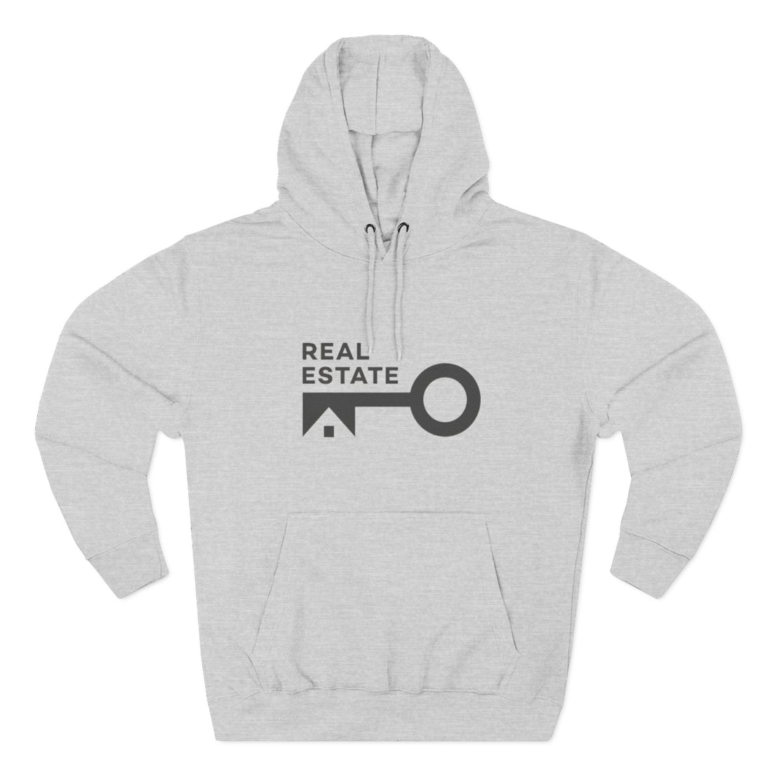 Real Estate Key Logo Hoodie — Realtor Fleece Pullover