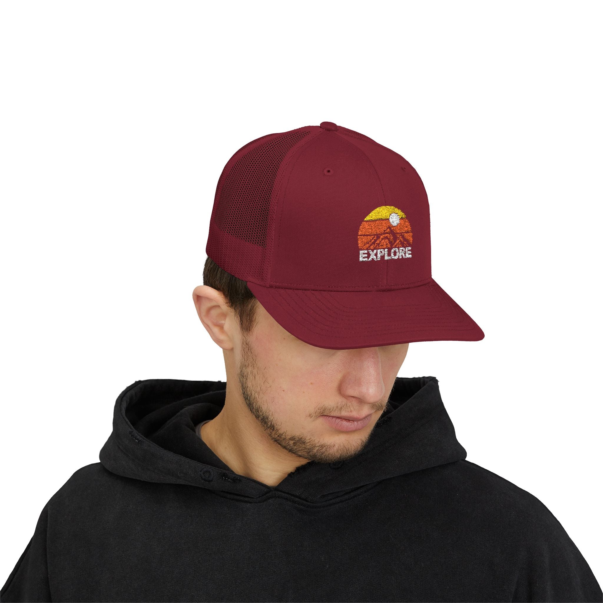 Explore Sunset Trucker Cap