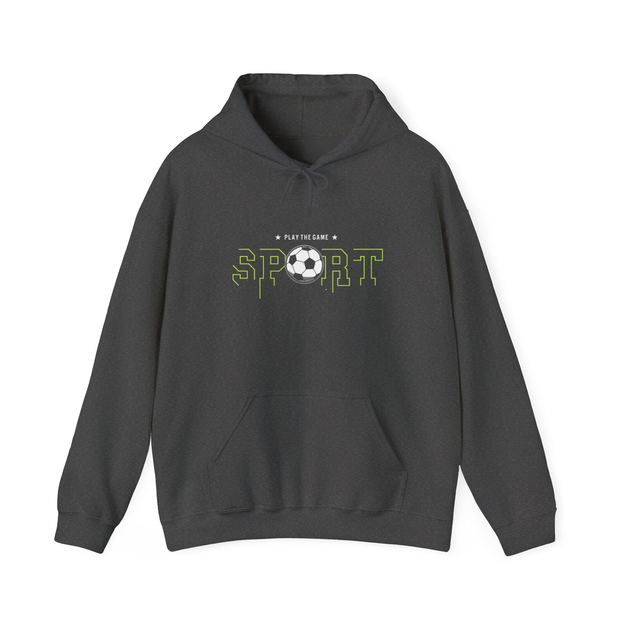 Soccer Sport Hoodie — 'Play the Game' Graphic Pullover