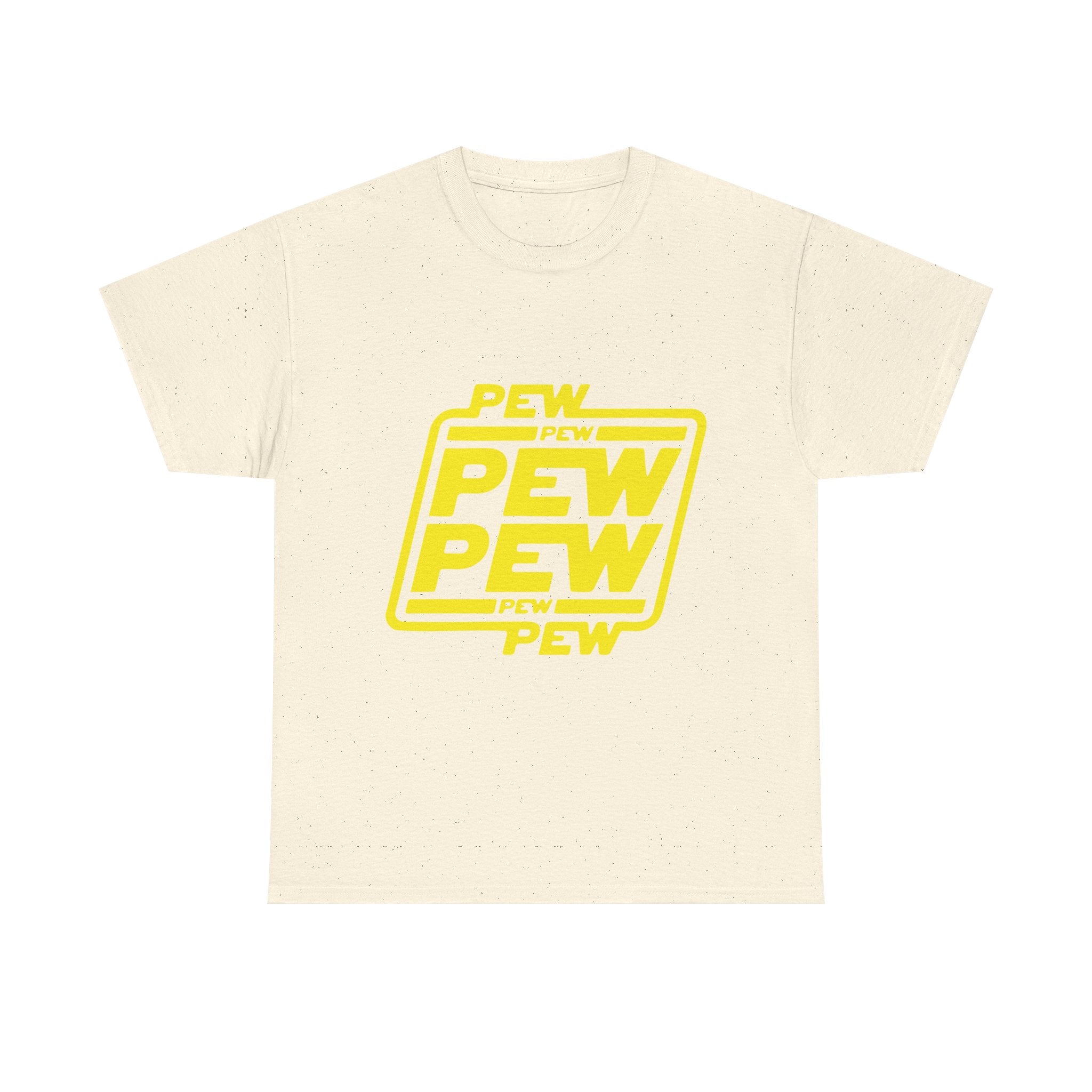 Playful Pew Pew Tee, Graphic T-Shirt, Casual Humor Top, Gift for Gamers, Unisex Cotton Tee, Fun Statement Shirt