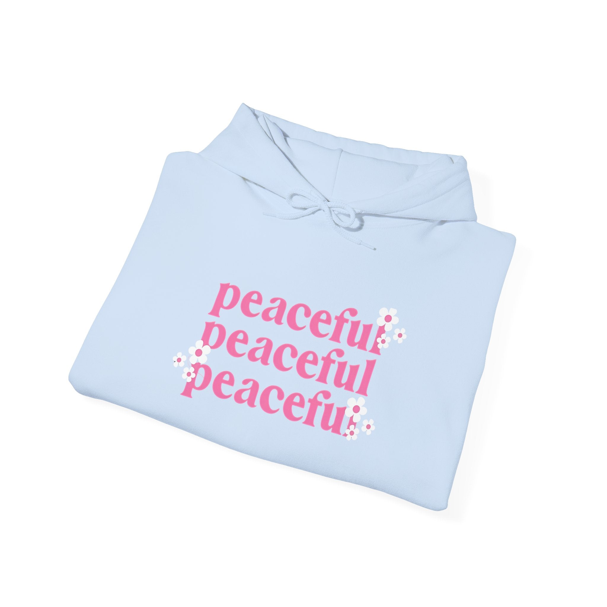 Peaceful Vibes Unisex Hoodie | Cozy Sweatshirt for Relaxation, Ideal Gift for Self-Care, Mindfulness, Casual Wear