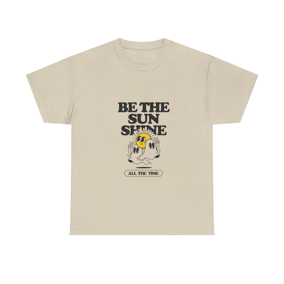 Be The Sunshine T-Shirt — Positive Graphic Tee with Smiling Sun
