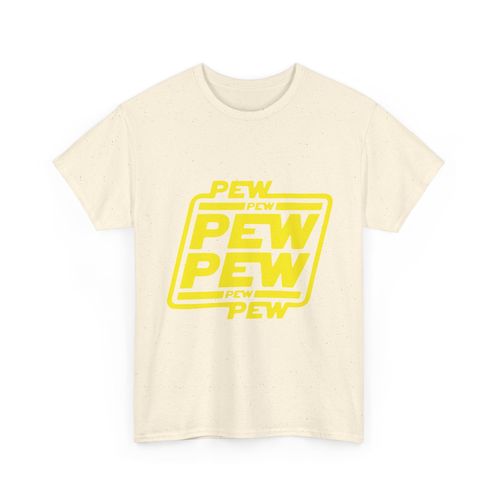 Playful Pew Pew Tee, Graphic T-Shirt, Casual Humor Top, Gift for Gamers, Unisex Cotton Tee, Fun Statement Shirt