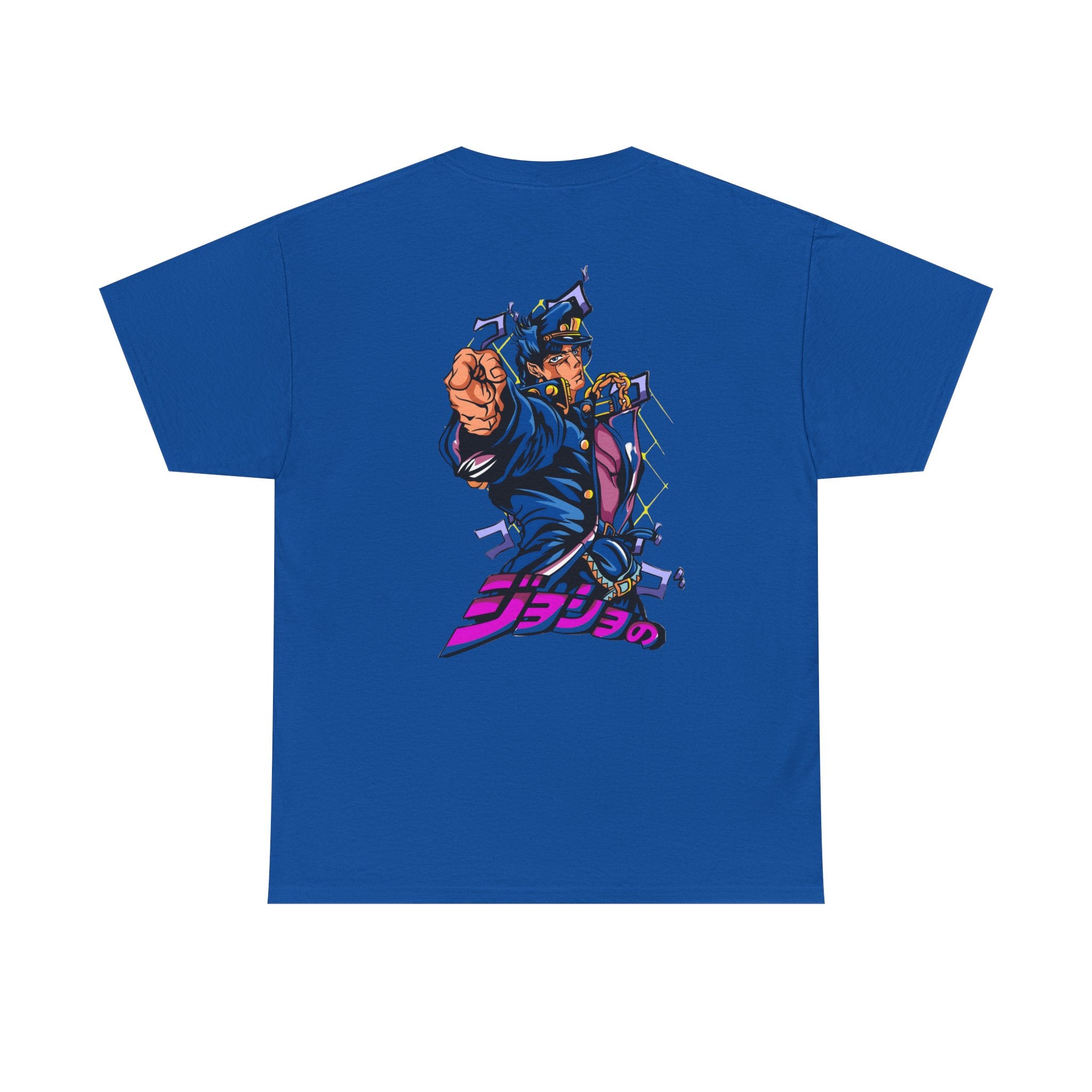 Batman & JoJo's Style Unisex Heavy Cotton Tee, Casual Wear, Graphic Tee, Streetwear, Cool Gift, Anime Shirt
