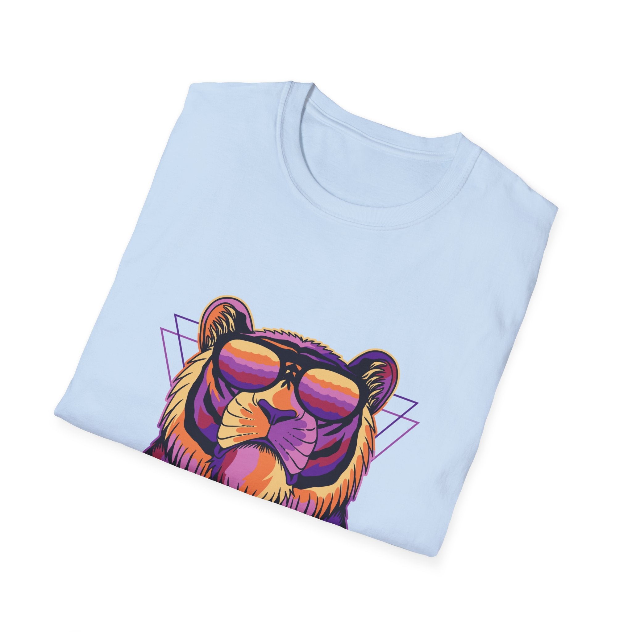 Neon Sunglasses Tiger T-Shirt