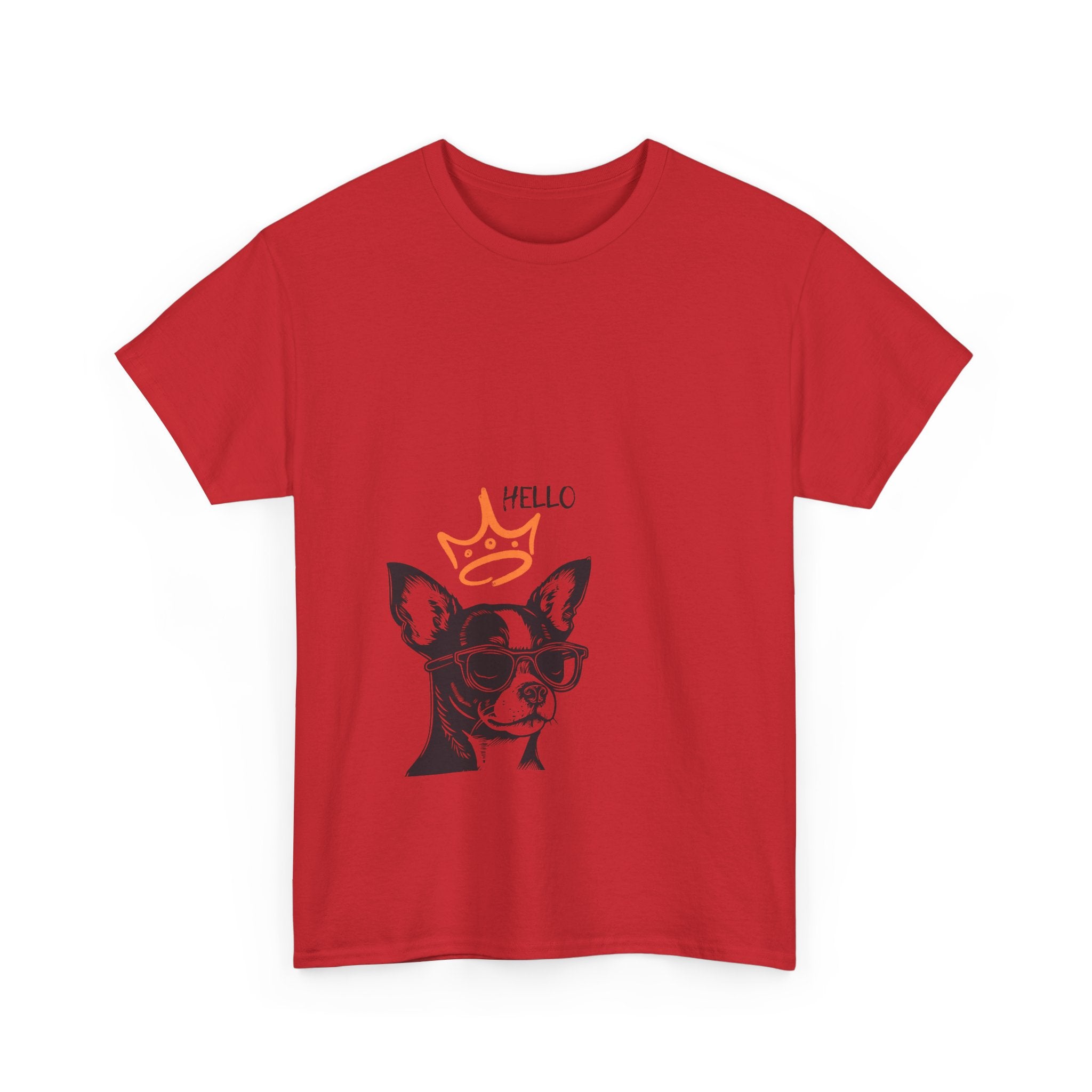 Chihuahua Crown Tee — Cute Sunglasses Dog Graphic T-Shirt