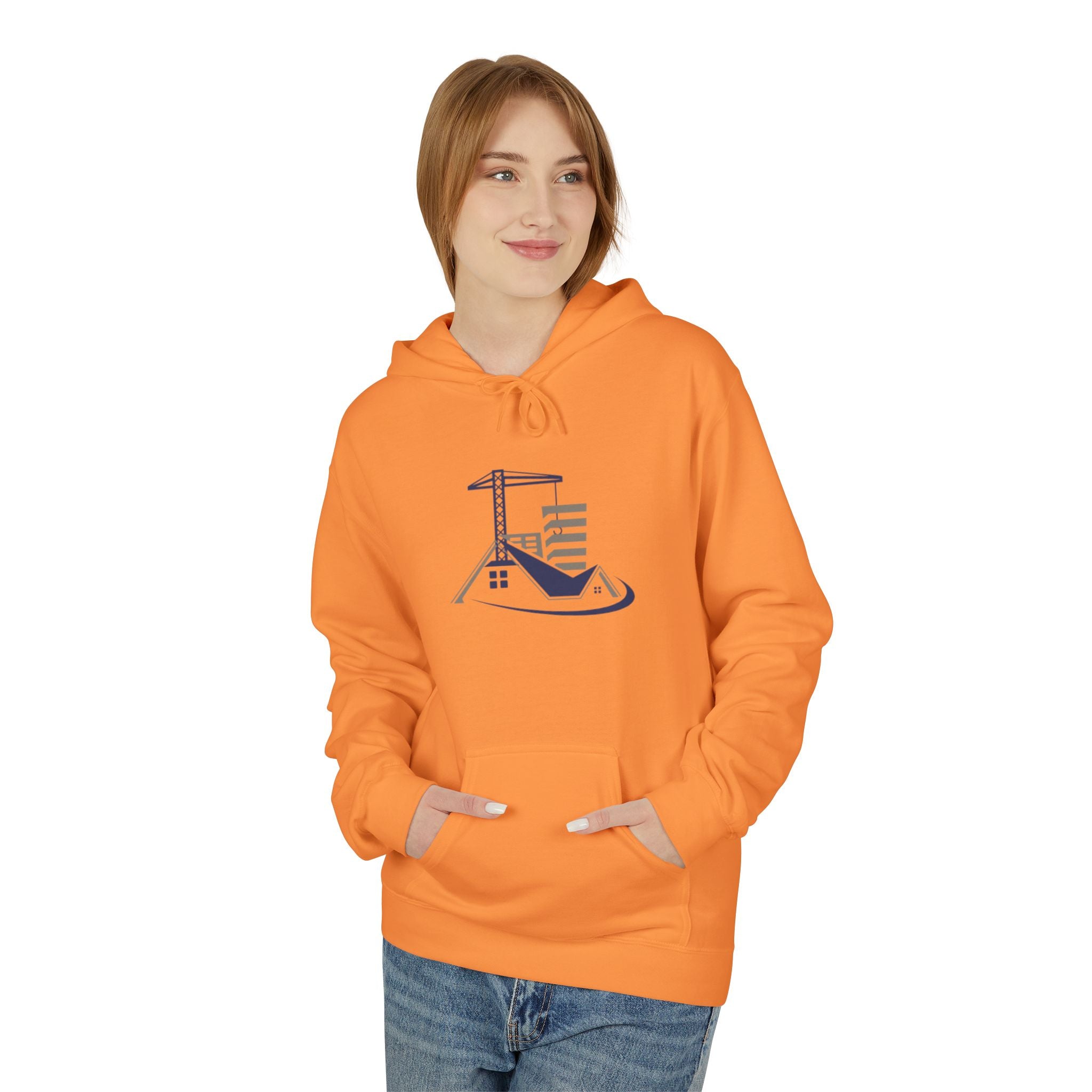 Coastal Lighthouse Hoodie — Minimal Nautical Beach House Graphic