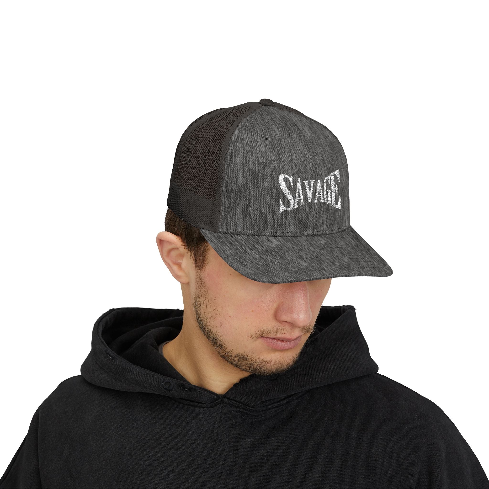 Savage Snapback Trucker Cap - Stylish Casual Headwear