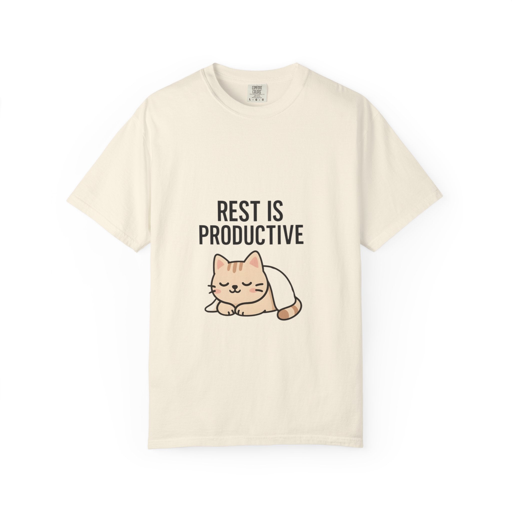 Rest Is Productive Cat T-Shirt
