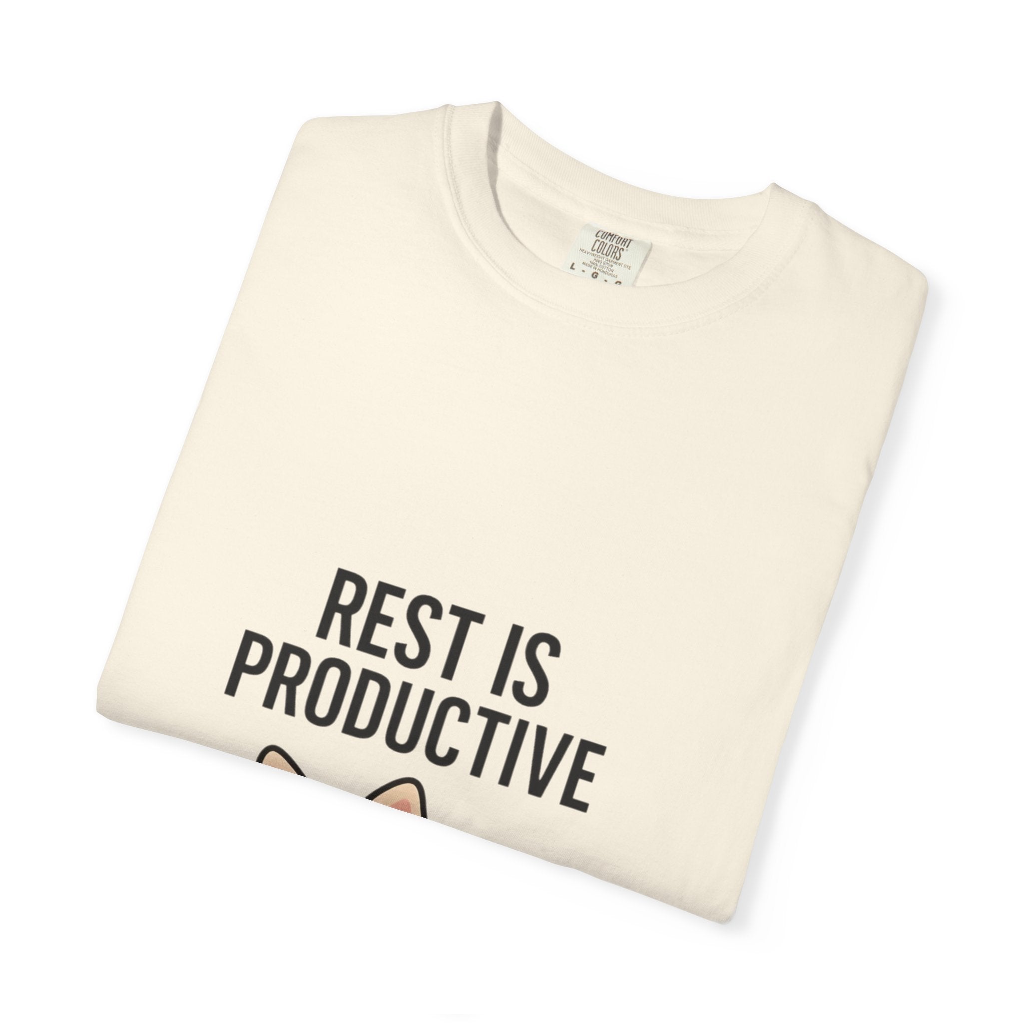 Rest Is Productive Cat T-Shirt