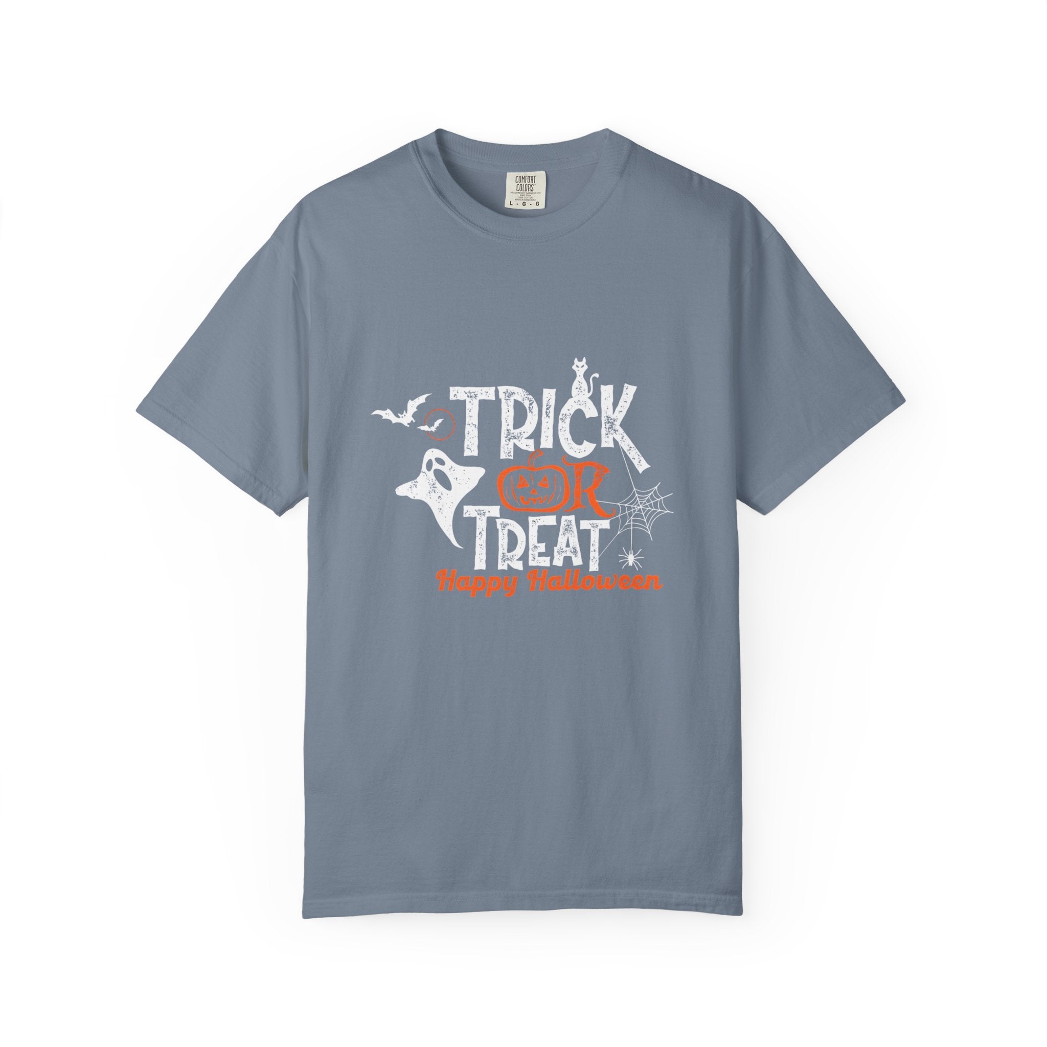 Halloween Trick or Treat T-Shirt, Spooky T-Shirt, Unisex Halloween Apparel, Funny Halloween Gift, October Party Shirt, Casual Halloween Wear