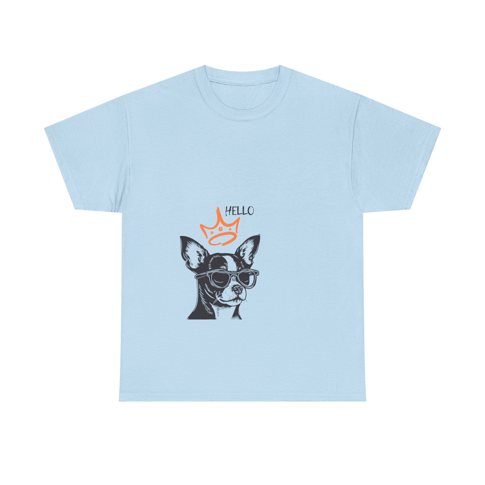 Chihuahua Crown Tee — Cute Sunglasses Dog Graphic T-Shirt