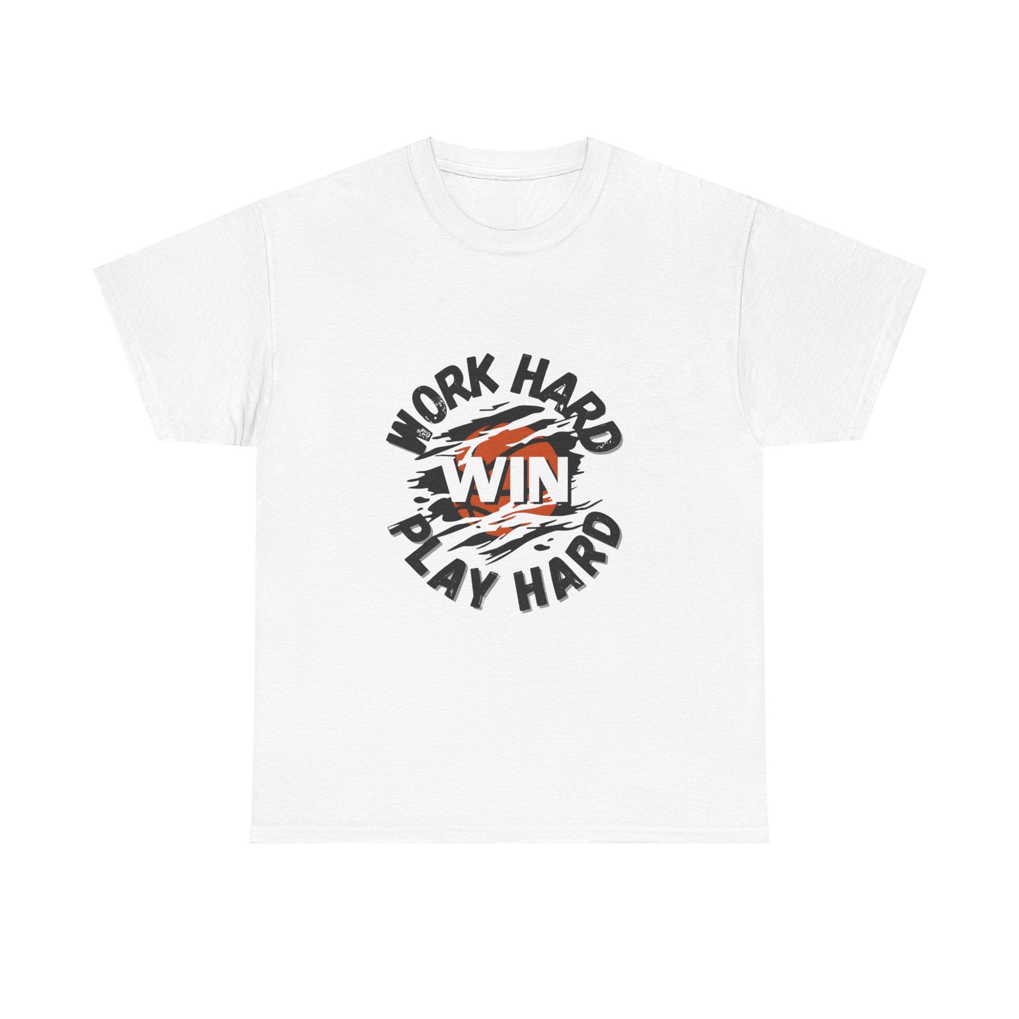 Work Hard Win Play Hard T-Shirt — Motivational Sports Graphic Tee