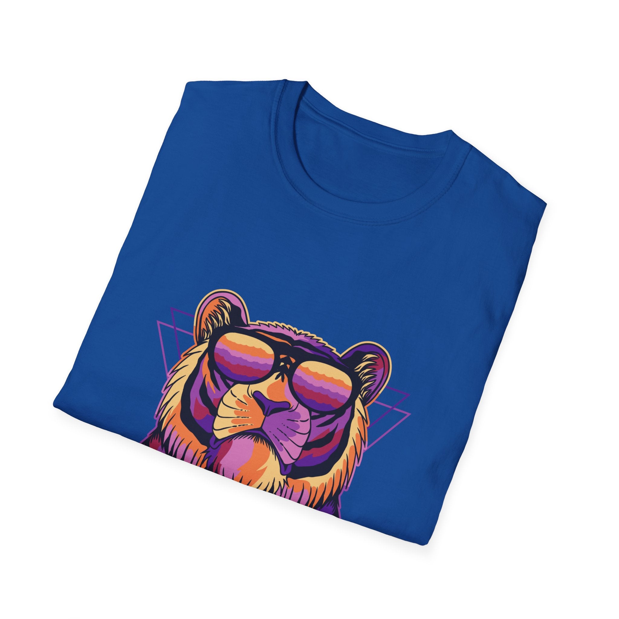 Neon Sunglasses Tiger T-Shirt