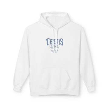 Tennis Hoodie — Vintage Court Graphic Sweatshirt