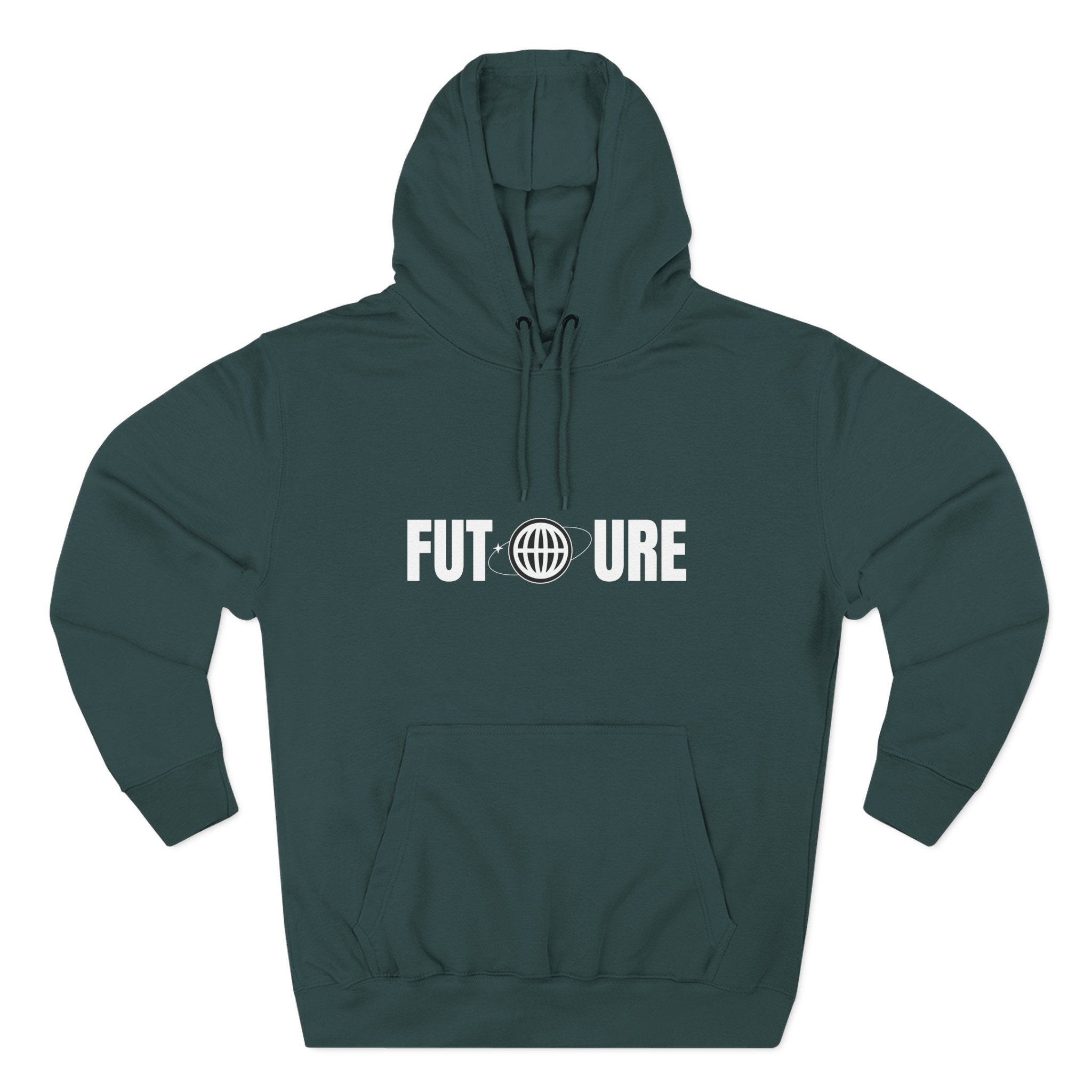 Future Logo Hoodie — Minimalist Graphic Fleece Pullover