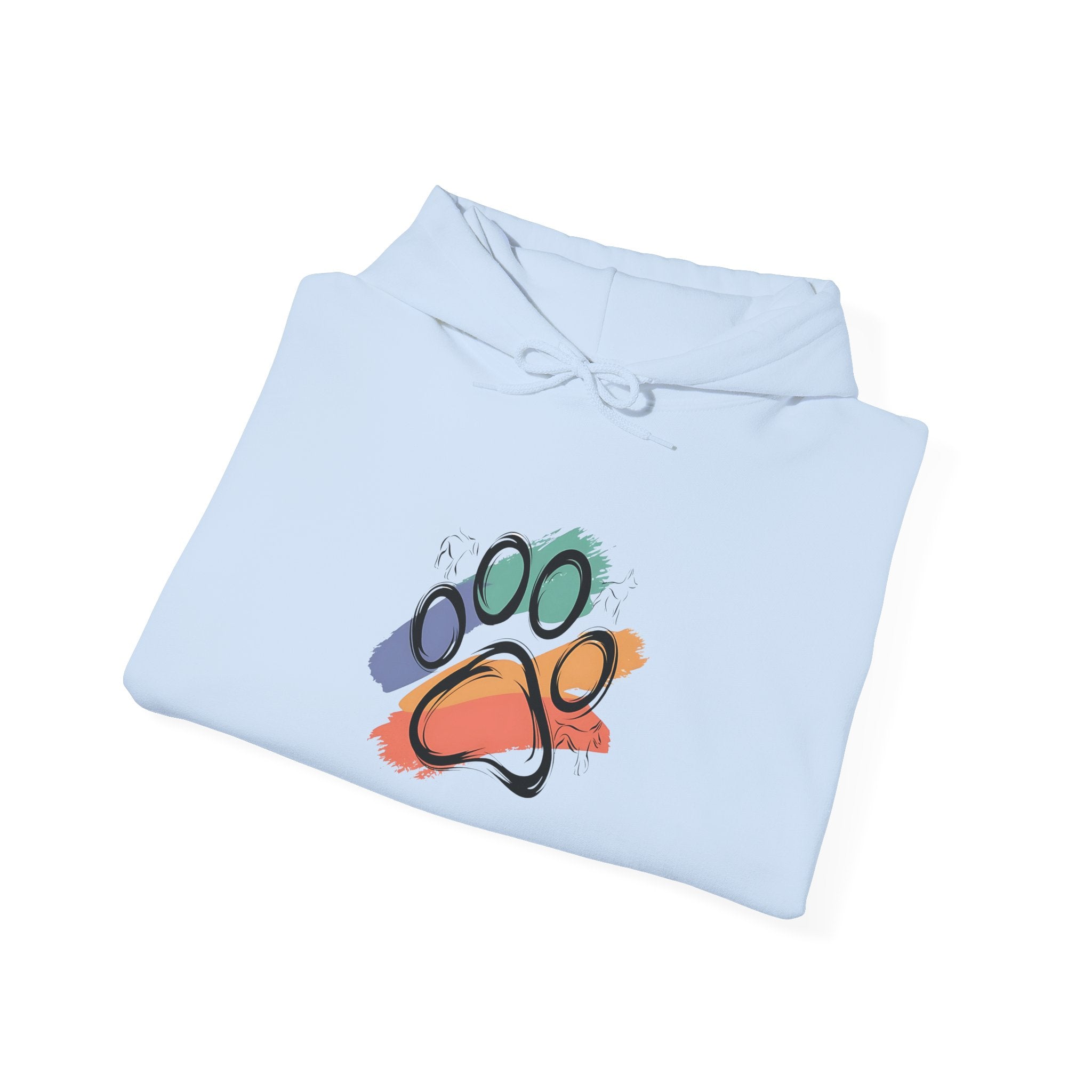 Colorful Paw Print Hoodie for Animal Lovers | Cozy Sweatshirt for Pet Owners | Gift for Dog Lovers | Funny Pet Apparel