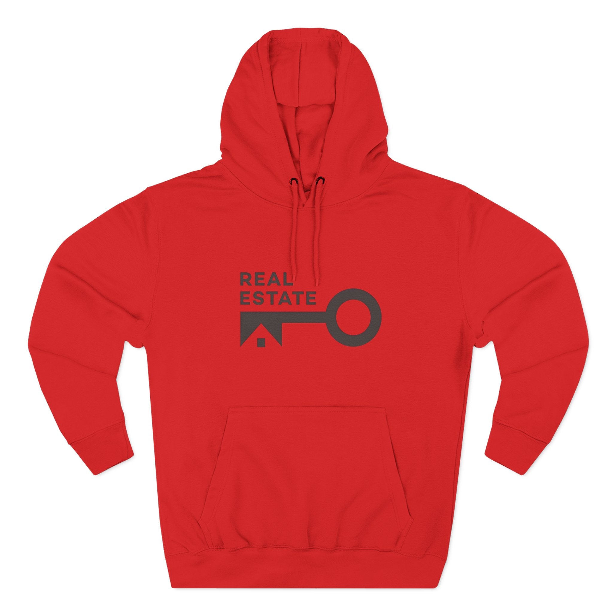 Real Estate Key Logo Hoodie — Realtor Fleece Pullover