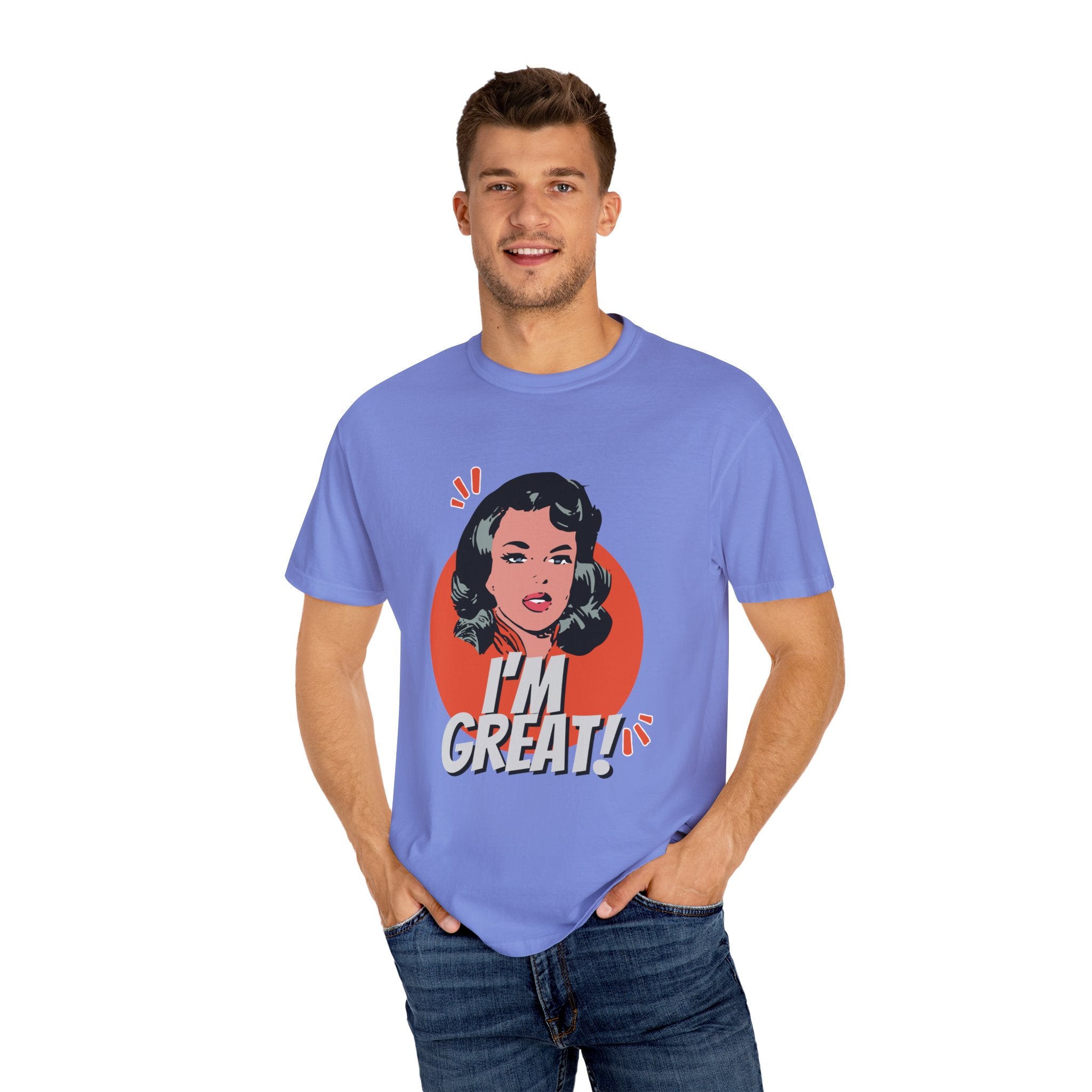 Empowering Retro T-Shirt, Vintage Style Graphic Tee, Celebrate Confidence, Perfect Gift for Friends, Unisex Apparel, Casual Wear