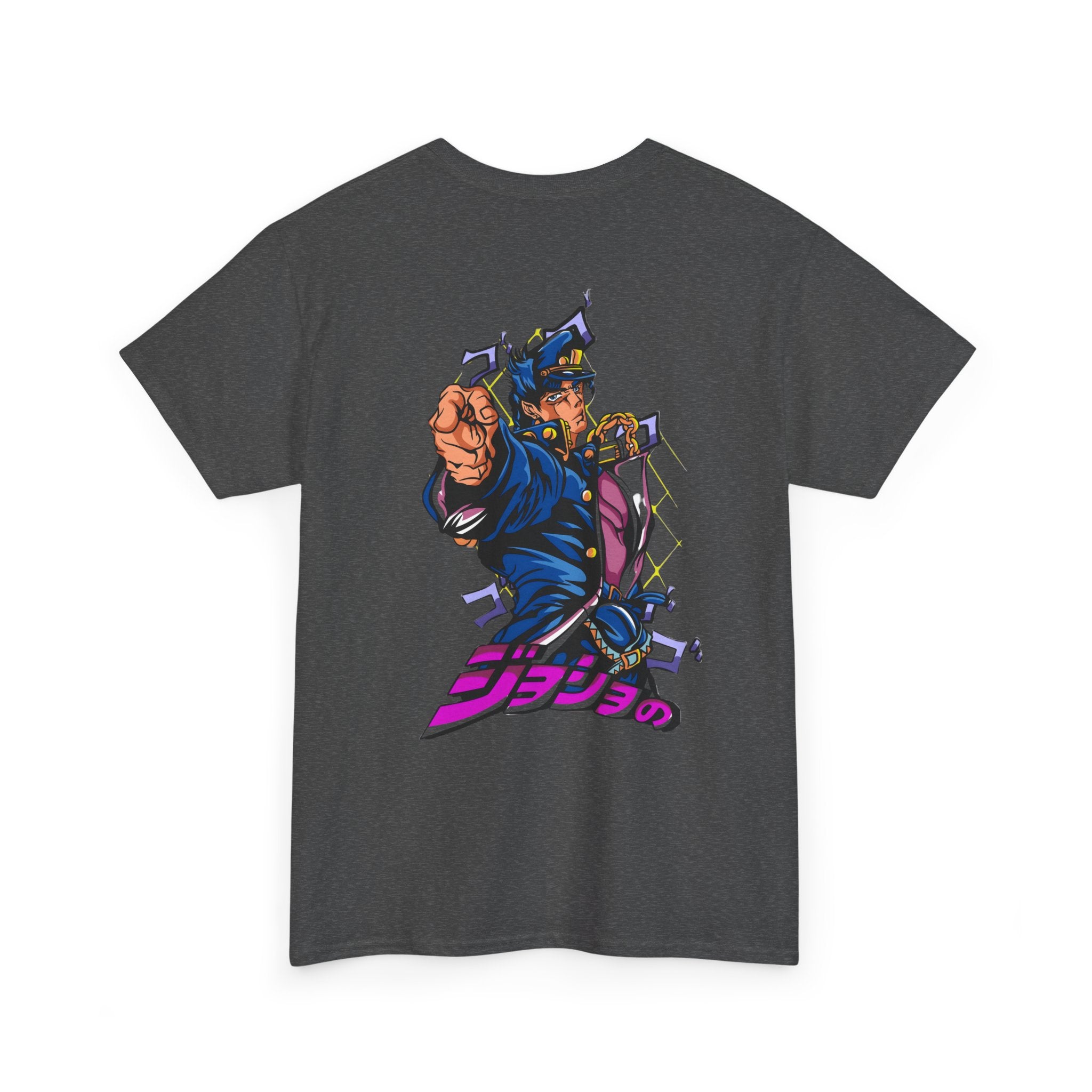 Batman & JoJo's Style Unisex Heavy Cotton Tee, Casual Wear, Graphic Tee, Streetwear, Cool Gift, Anime Shirt