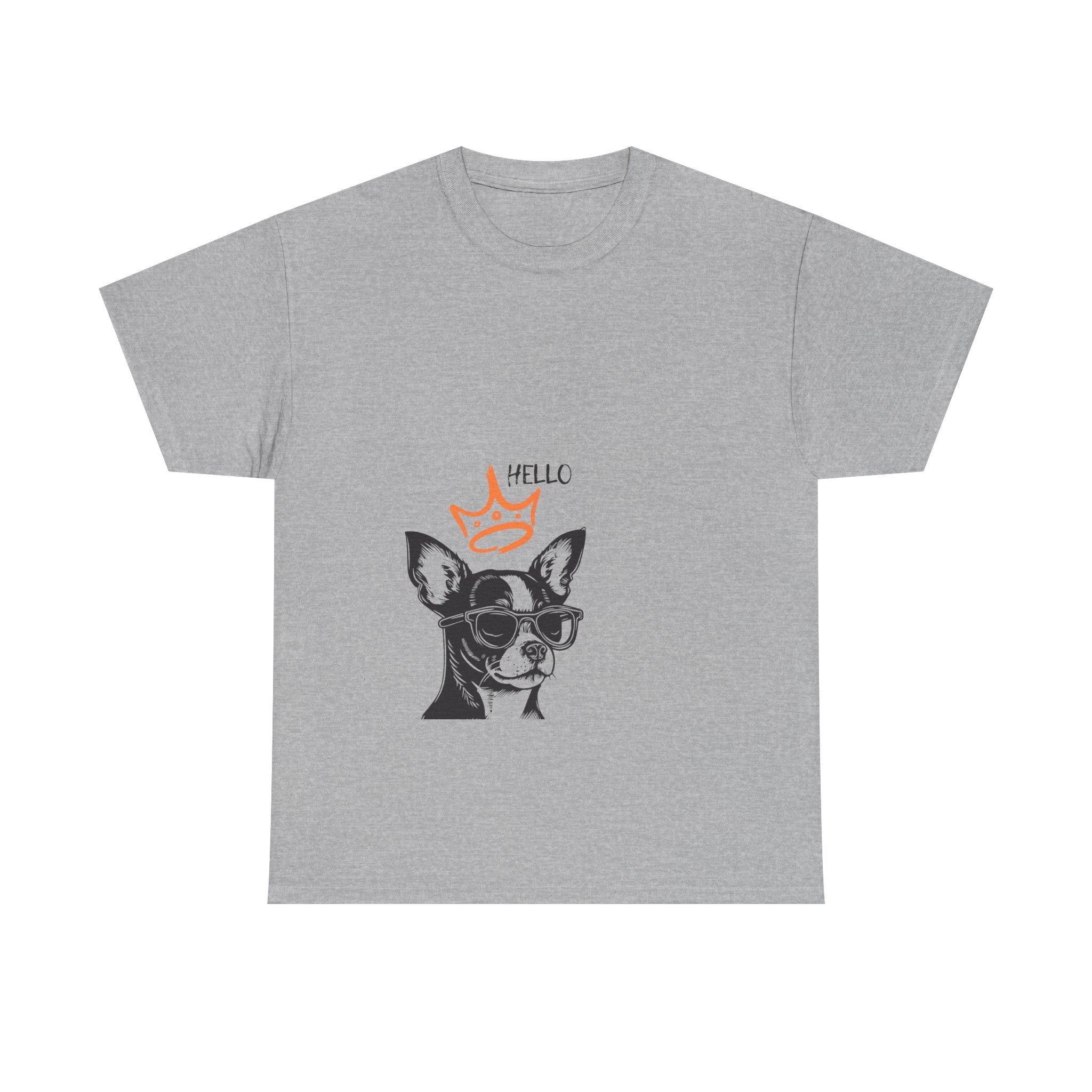 Chihuahua Crown Tee — Cute Sunglasses Dog Graphic T-Shirt