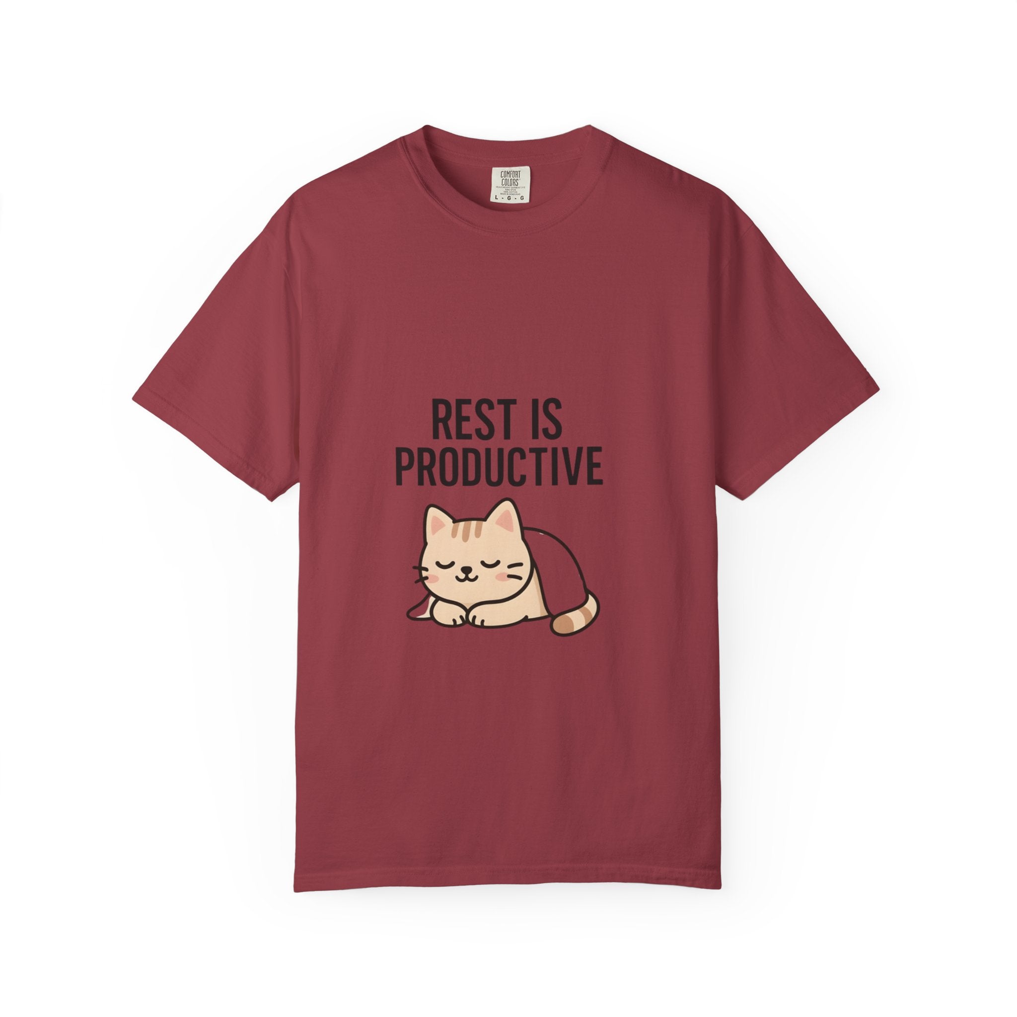 Rest Is Productive Cat T-Shirt