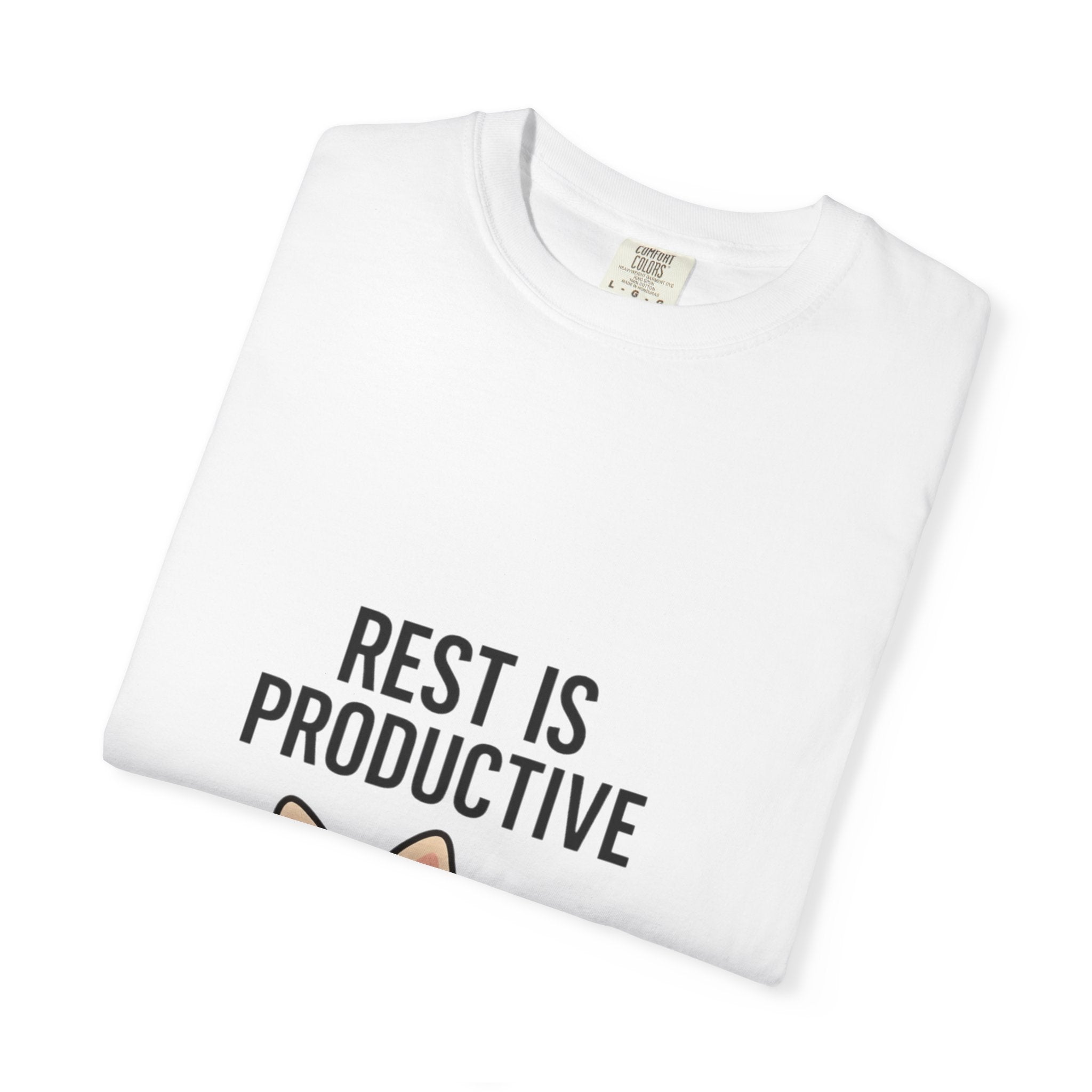 Rest Is Productive Cat T-Shirt