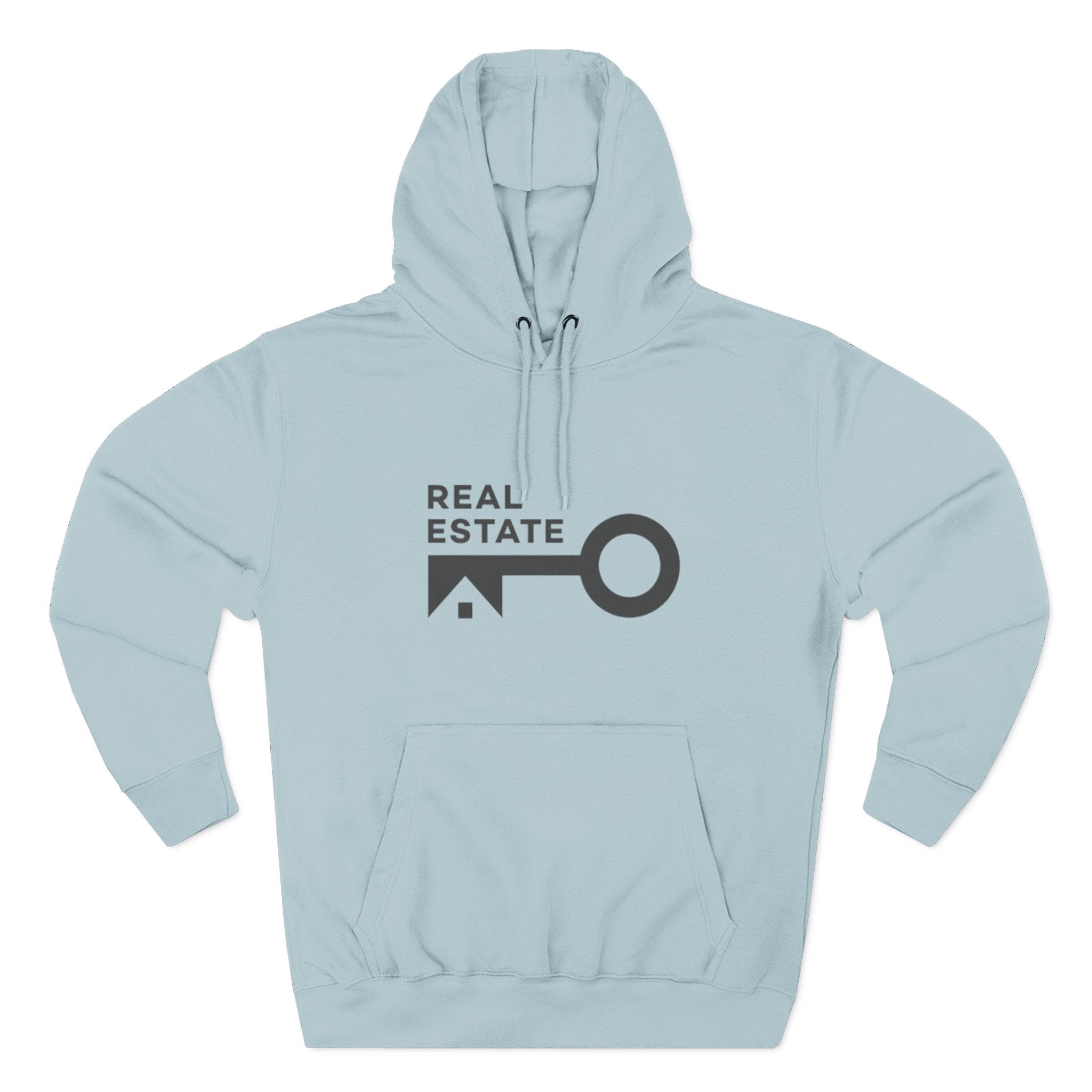 Real Estate Key Logo Hoodie — Realtor Fleece Pullover