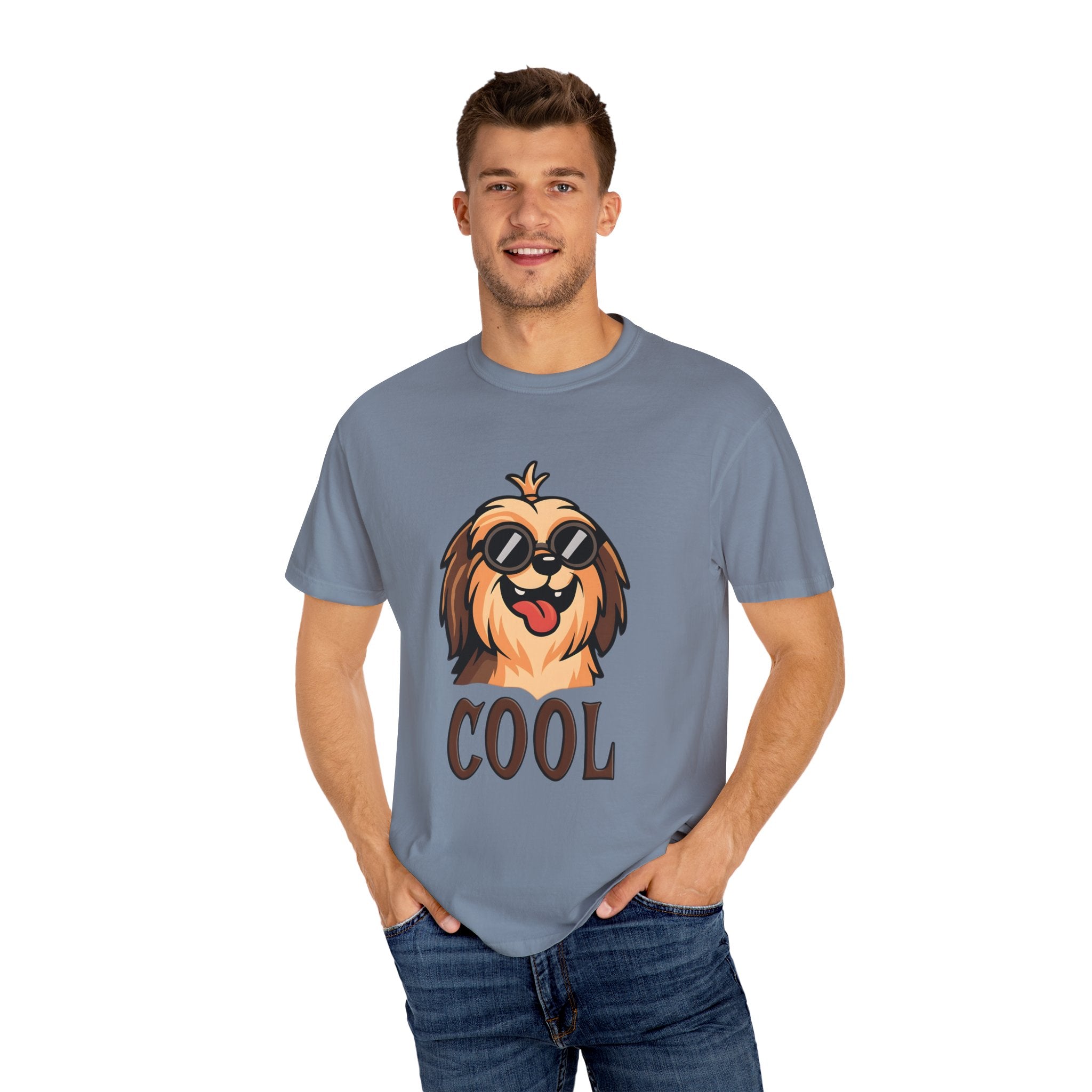 Cool Dog Graphic T-Shirt, Unisex Pet Lover Tee, Fashionable Casual Wear, Gift for Dog Owners, Summer Wardrobe Essential