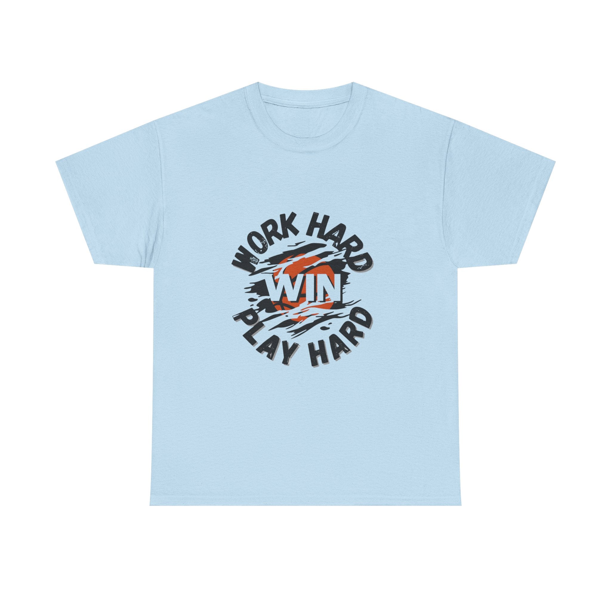 Work Hard Win Play Hard T-Shirt — Motivational Sports Graphic Tee